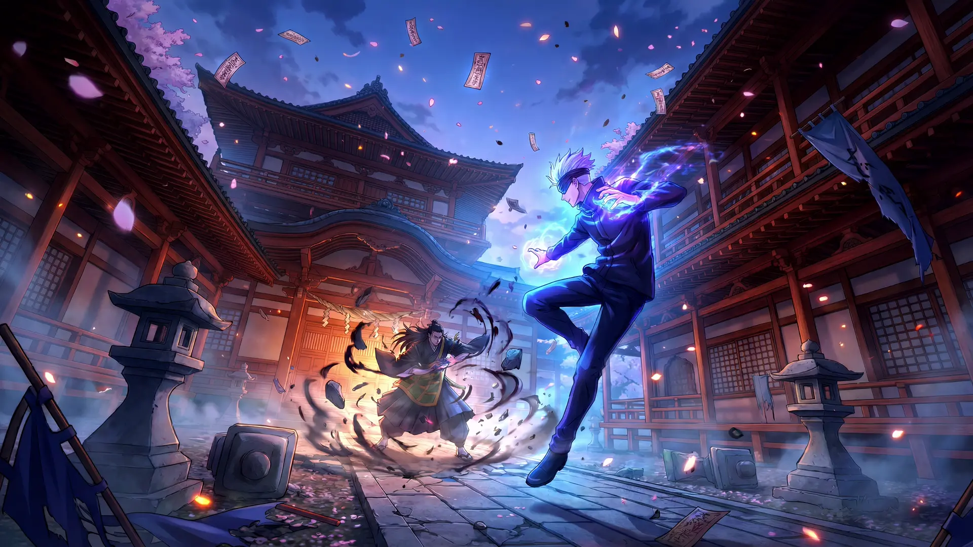 Gojo vs Geto Live Wallpaper