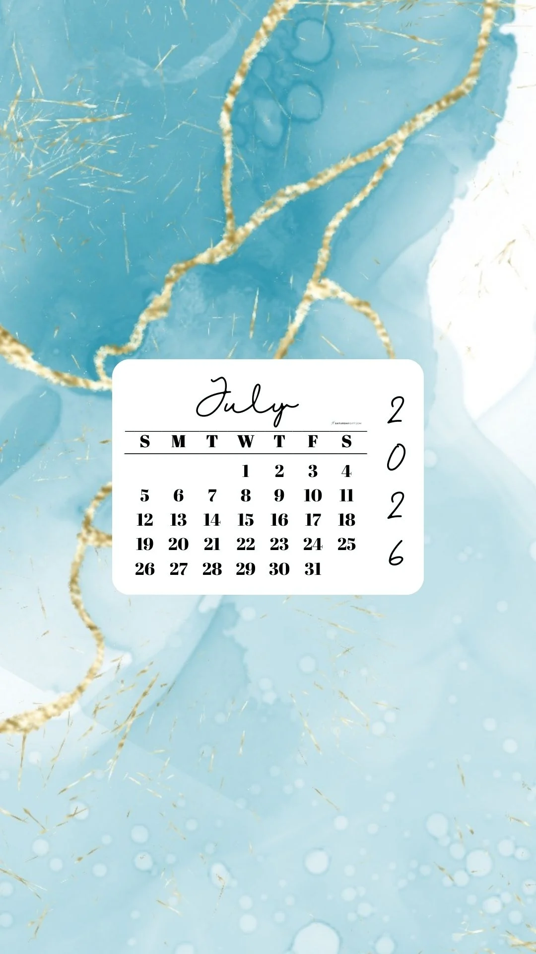 July Phone Wallpaper