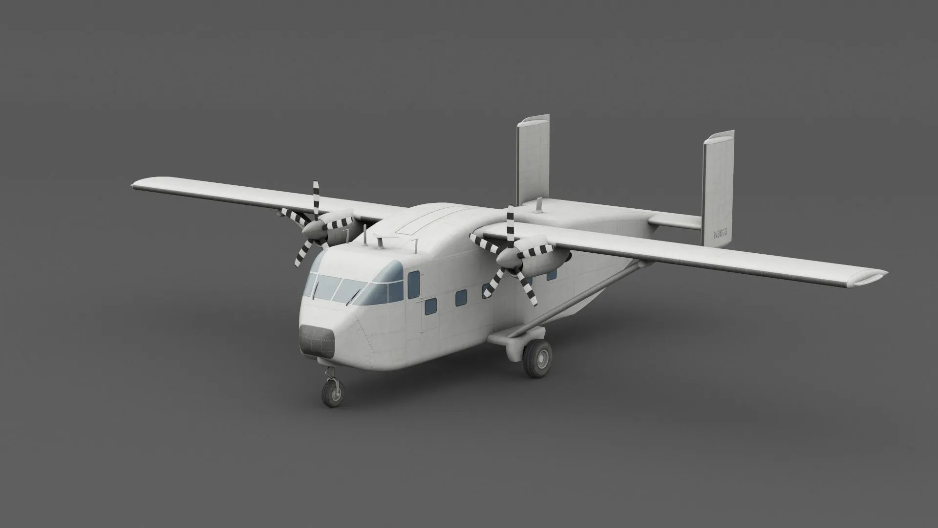Short SC 7 Skyvan 3D