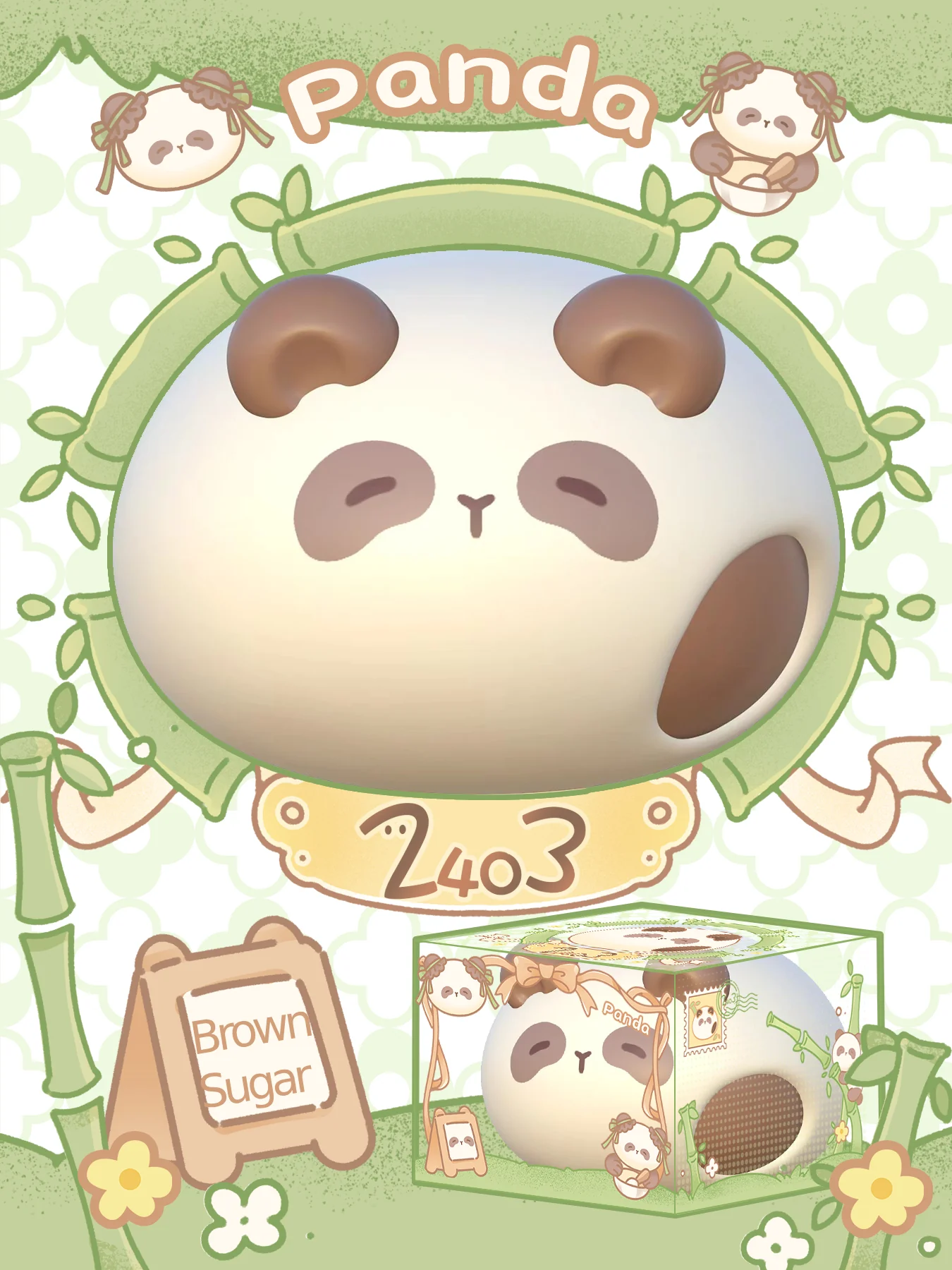 2403. Panda Dumpling Squishy