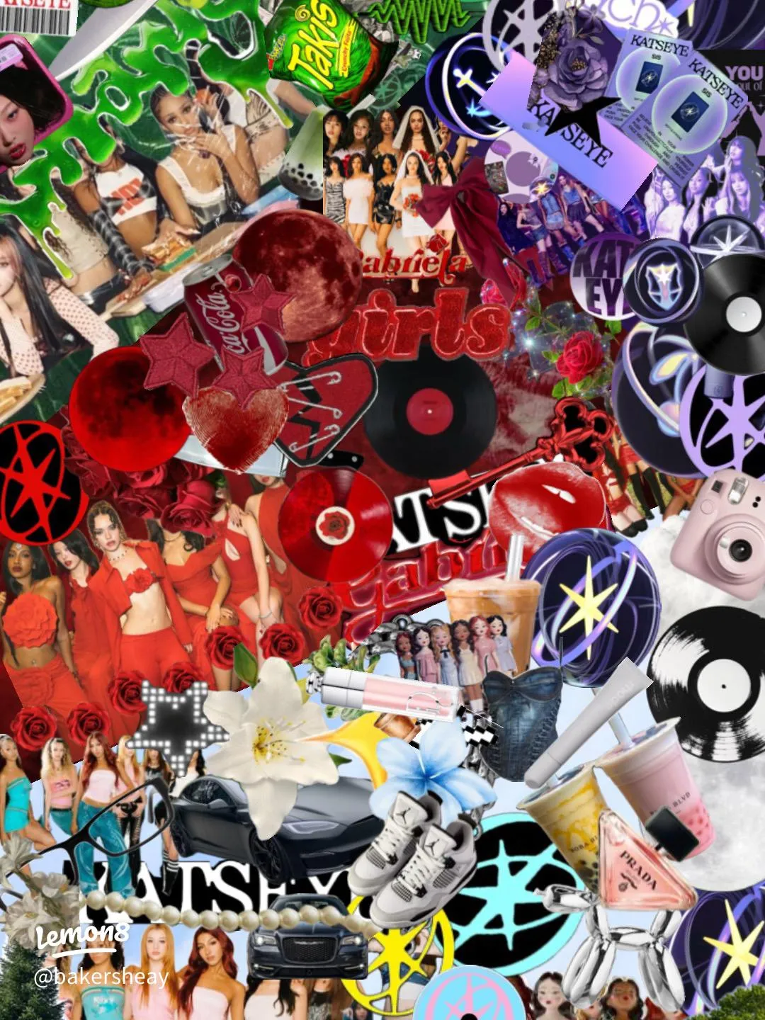 Katseye Collage Wallpaper