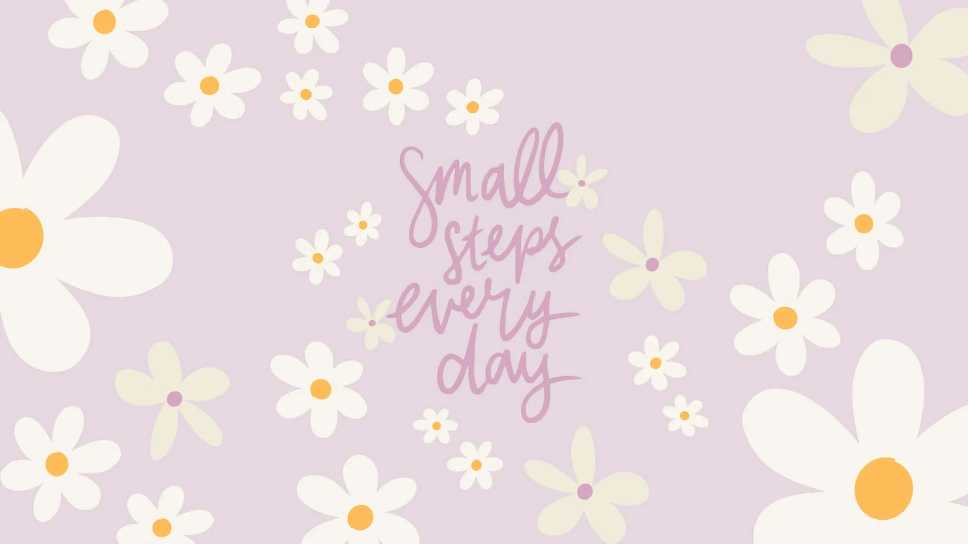 Aesthetic Pastel Cute Daisy Wallpaper