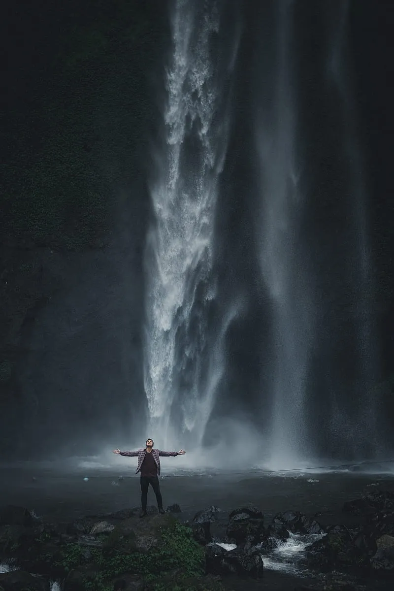 Waterfall 1619, Dark, Nature, Water, Waterfall, Waterfalls, HD Phone Wallpaper