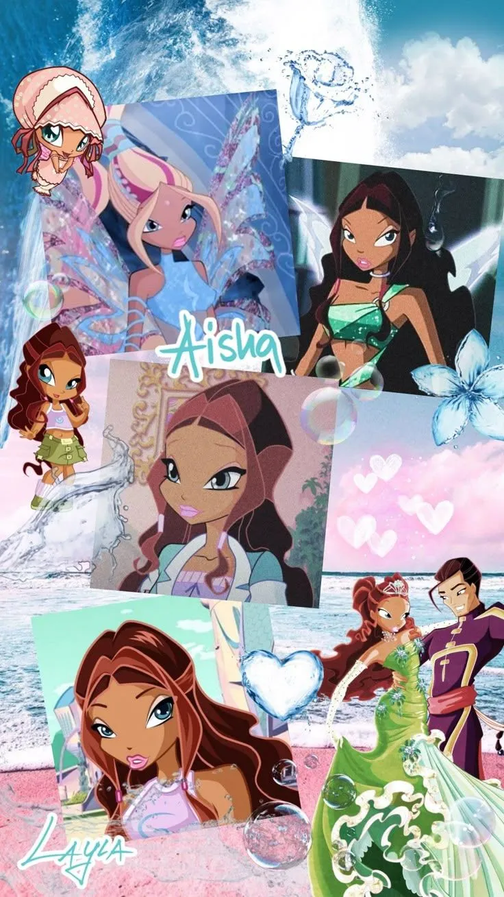 winx club wallpaper wings layla aisha