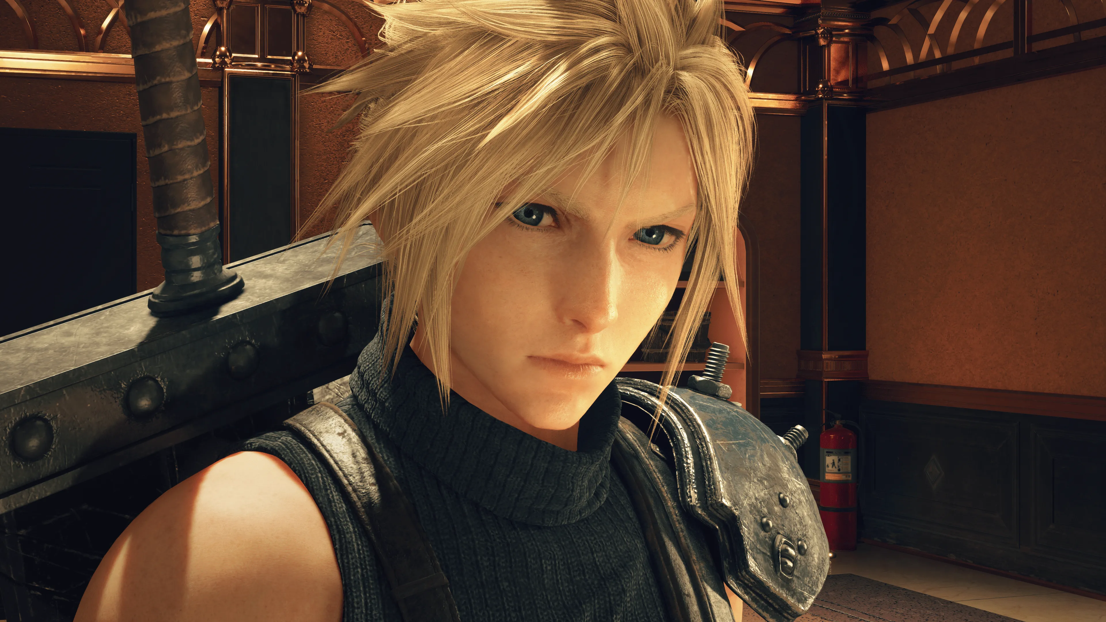 4K Ultra HD Wallpaper: Cloud Strife in Final Fantasy VII Rebirthx2160