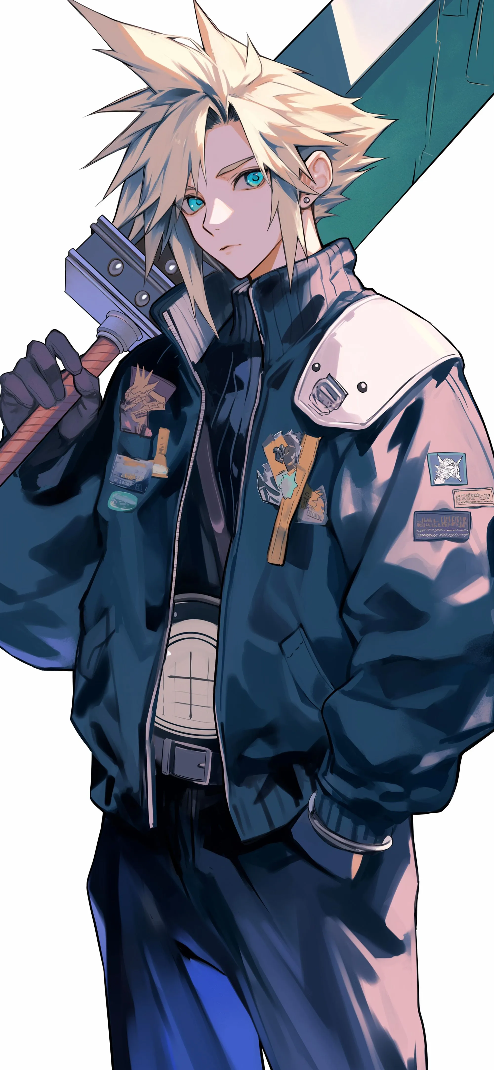 Cloud Strife Hypebeast Anime Style Wallpaper