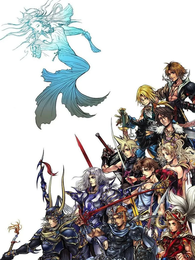 Champions of Cosmos, cloud strife, dissidia, final fantasy, squall, tidus, HD phone wallpaper