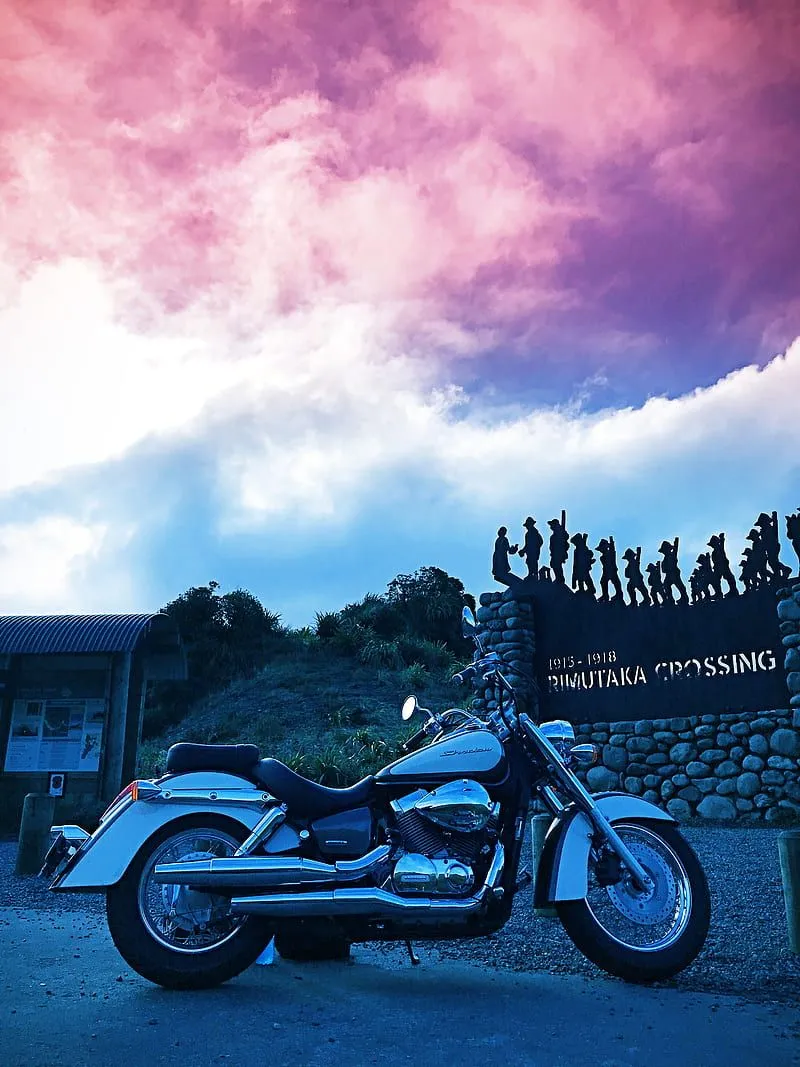 Honda Shadow, cruiser bike, hills, long drive, motorbike, motorcycle, rimutaka, HD phone wallpaper