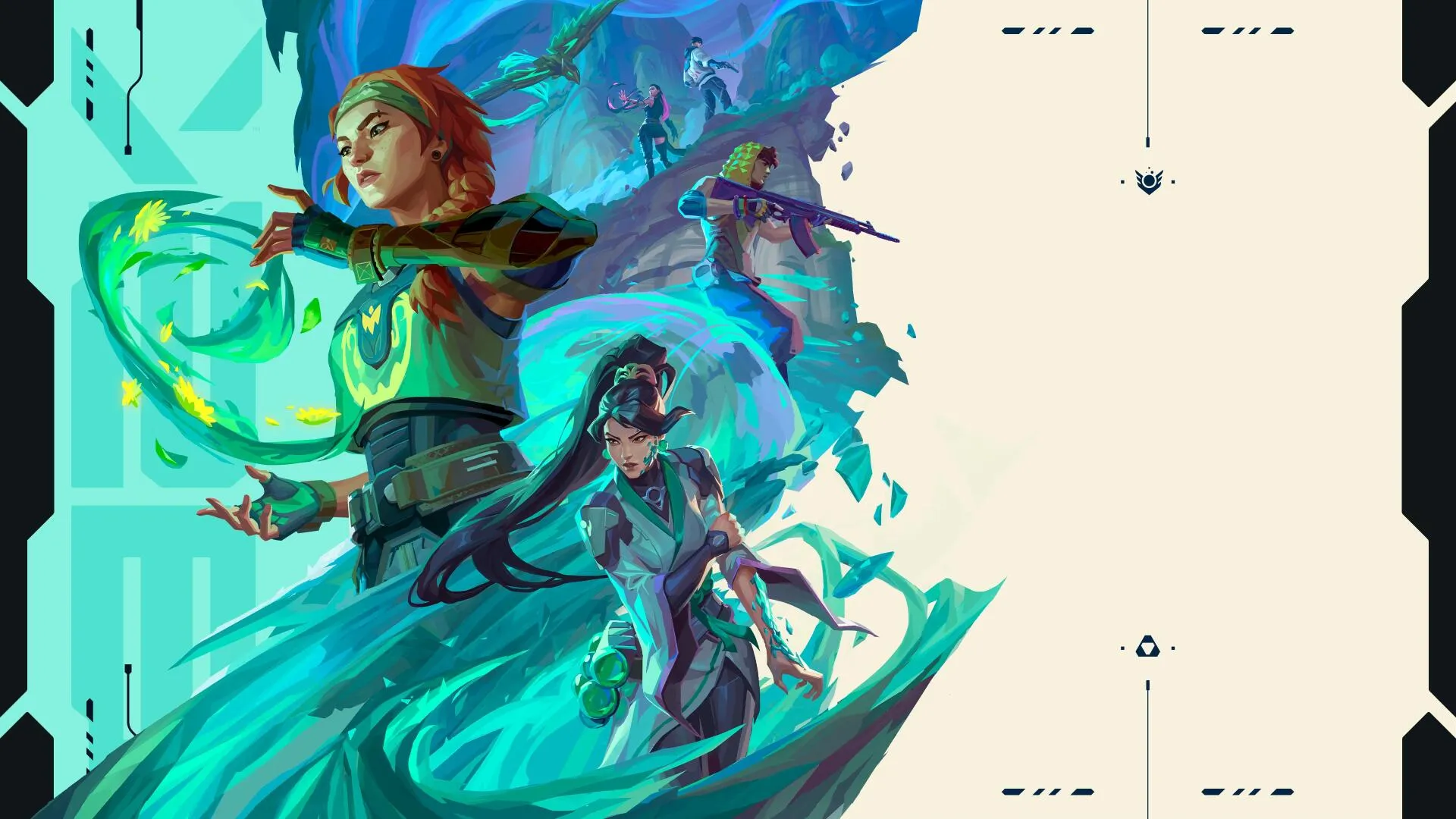 Valorant 4K: Sage, Skye, Reyna & Miks