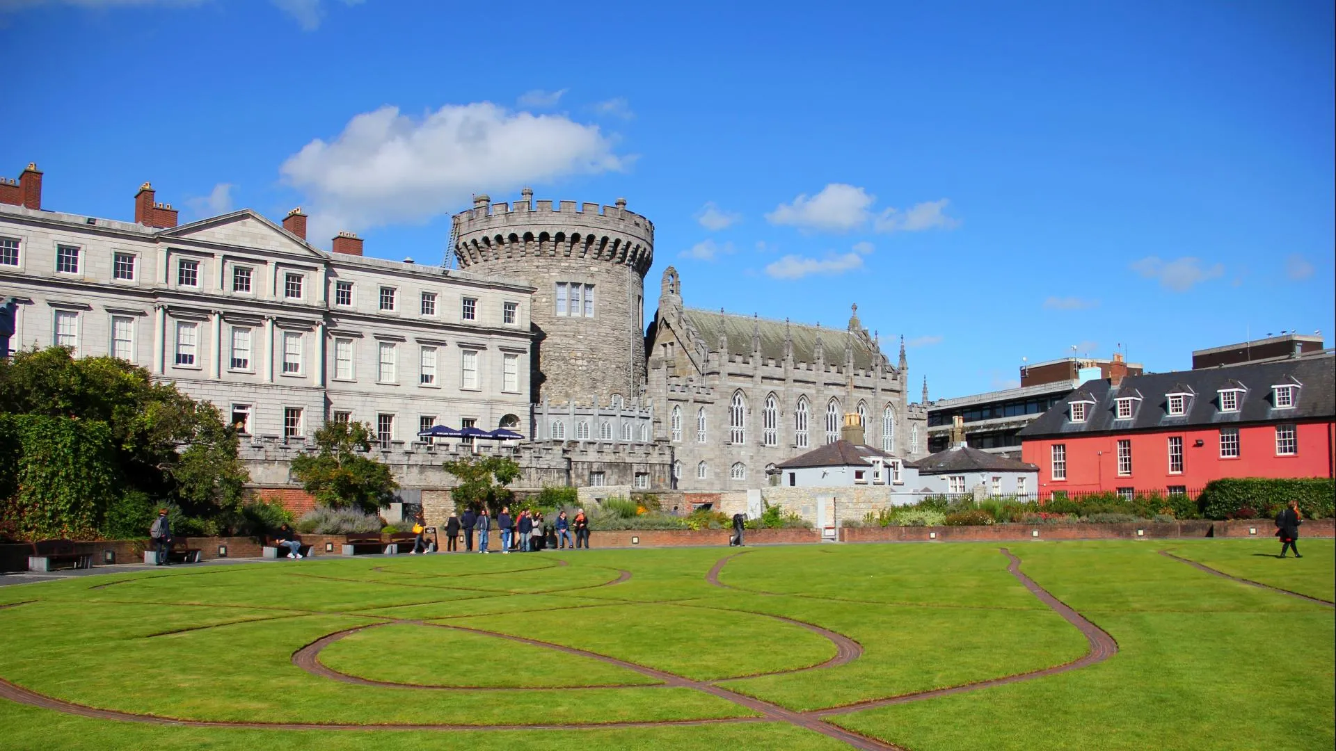 Dublin Castle. Main Tourist Attractions In Dublin