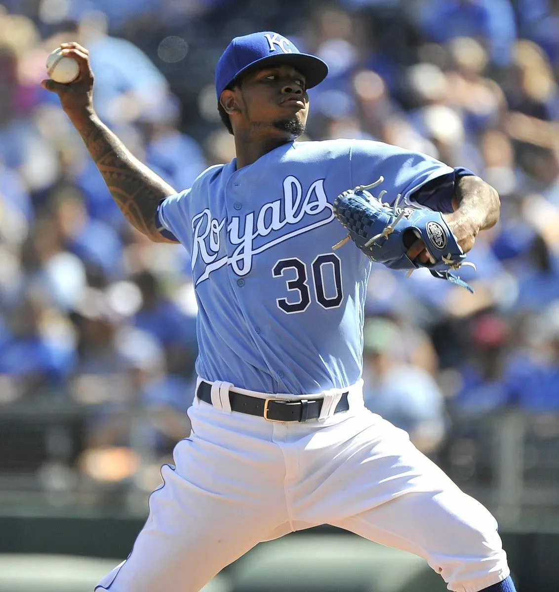 Yordano Ventura Playing Baseball 8x10 Picture Celebrity Print