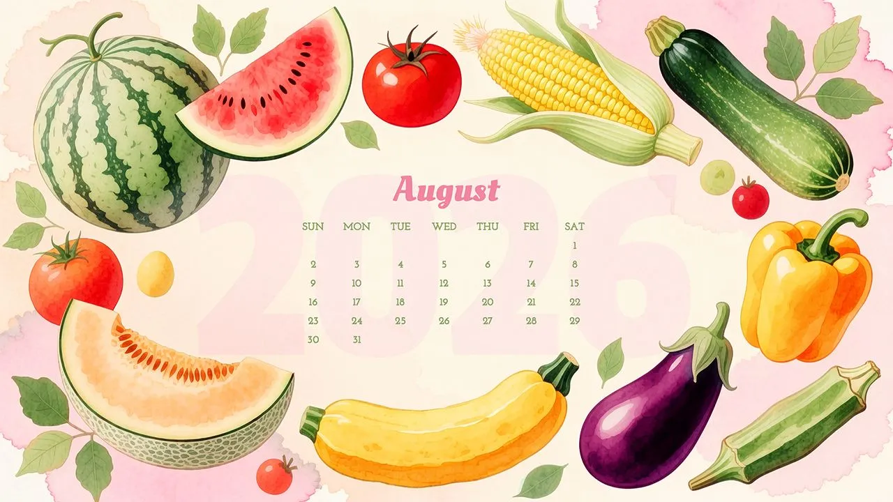 Beautiful August 2026 Calendar Wallpaper for Your Desktop (For Free)