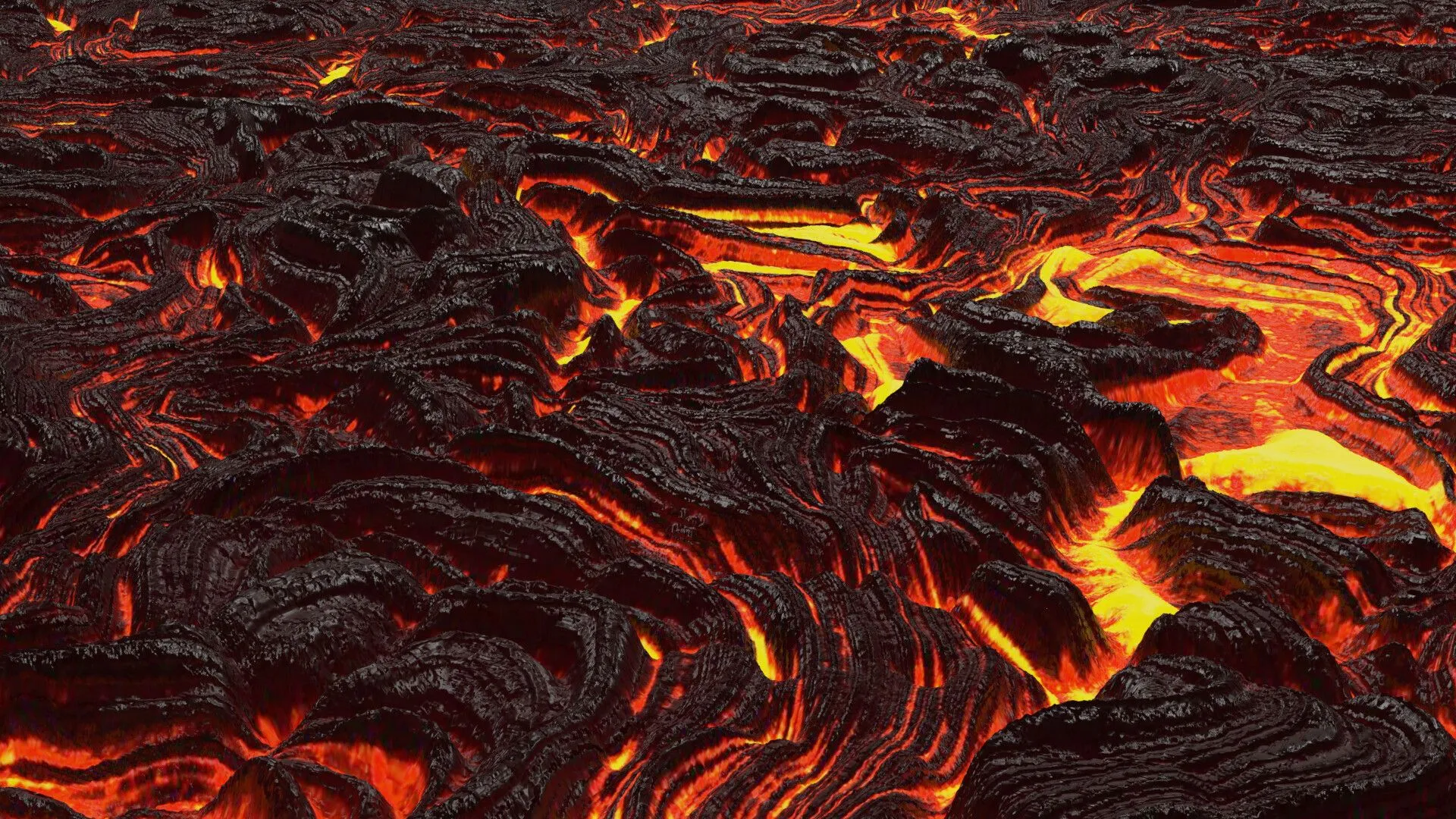 Volcanic Lava Flow Texture