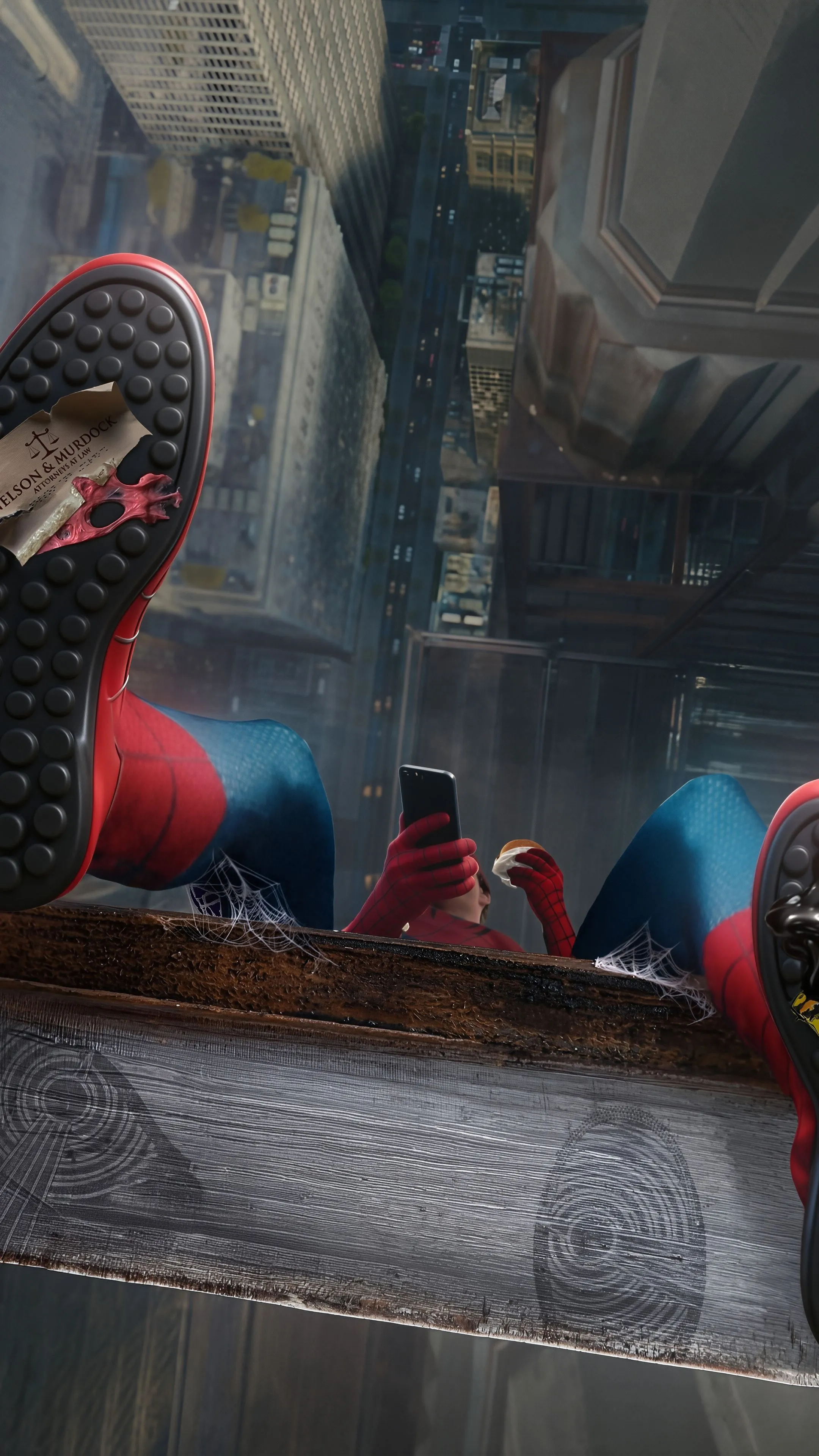 Spider Man Brand New Day Using Phone Upside Down Sony Xperia X, XZ, Z5 Premium , HD 4k Wallpaper, Image, Background, Photos and Picture