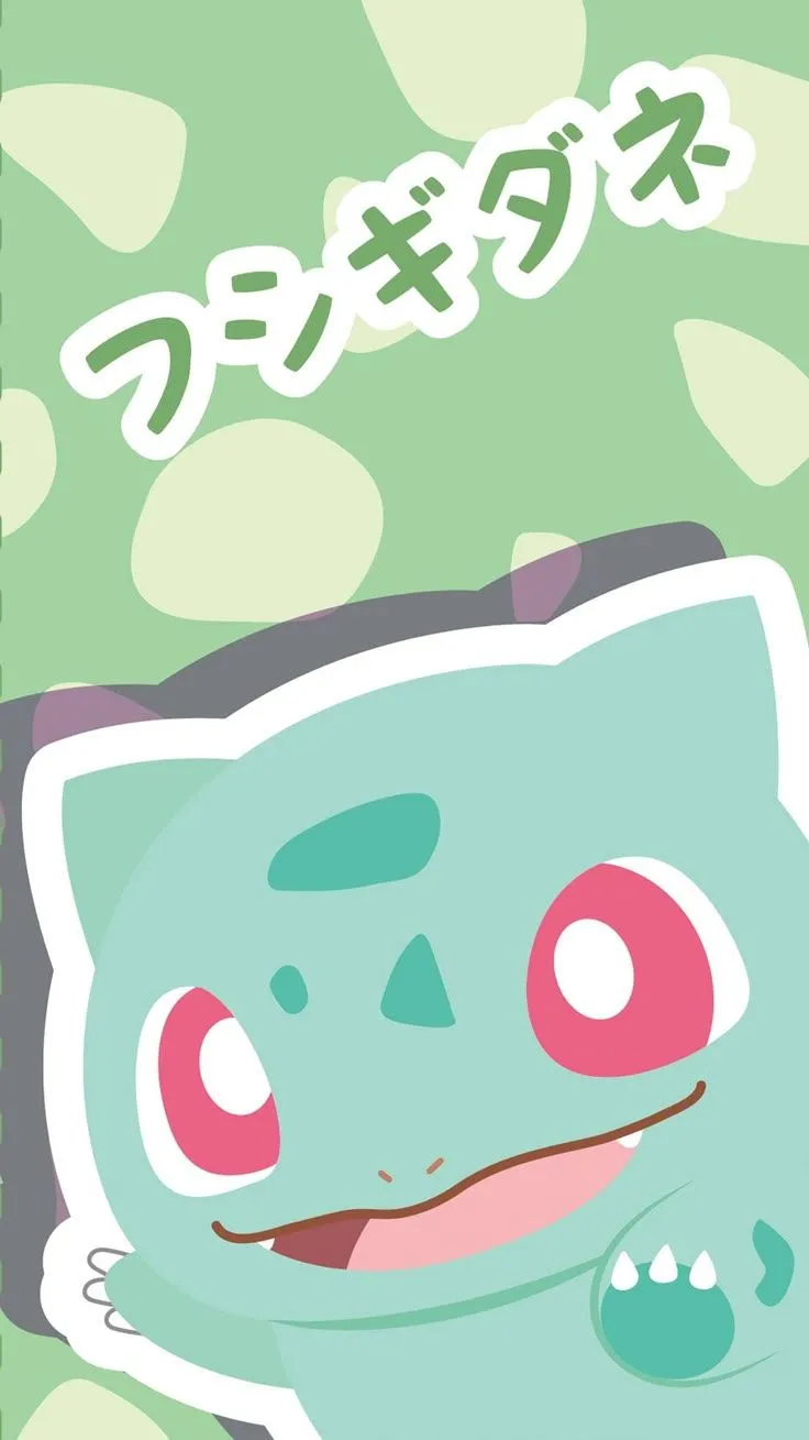 Bulbasaur wallpaper aesthetic. Bulbasaur lockscreen, Bulbasaur wallpaper iphone wallpaper, Kawaii wallpaper