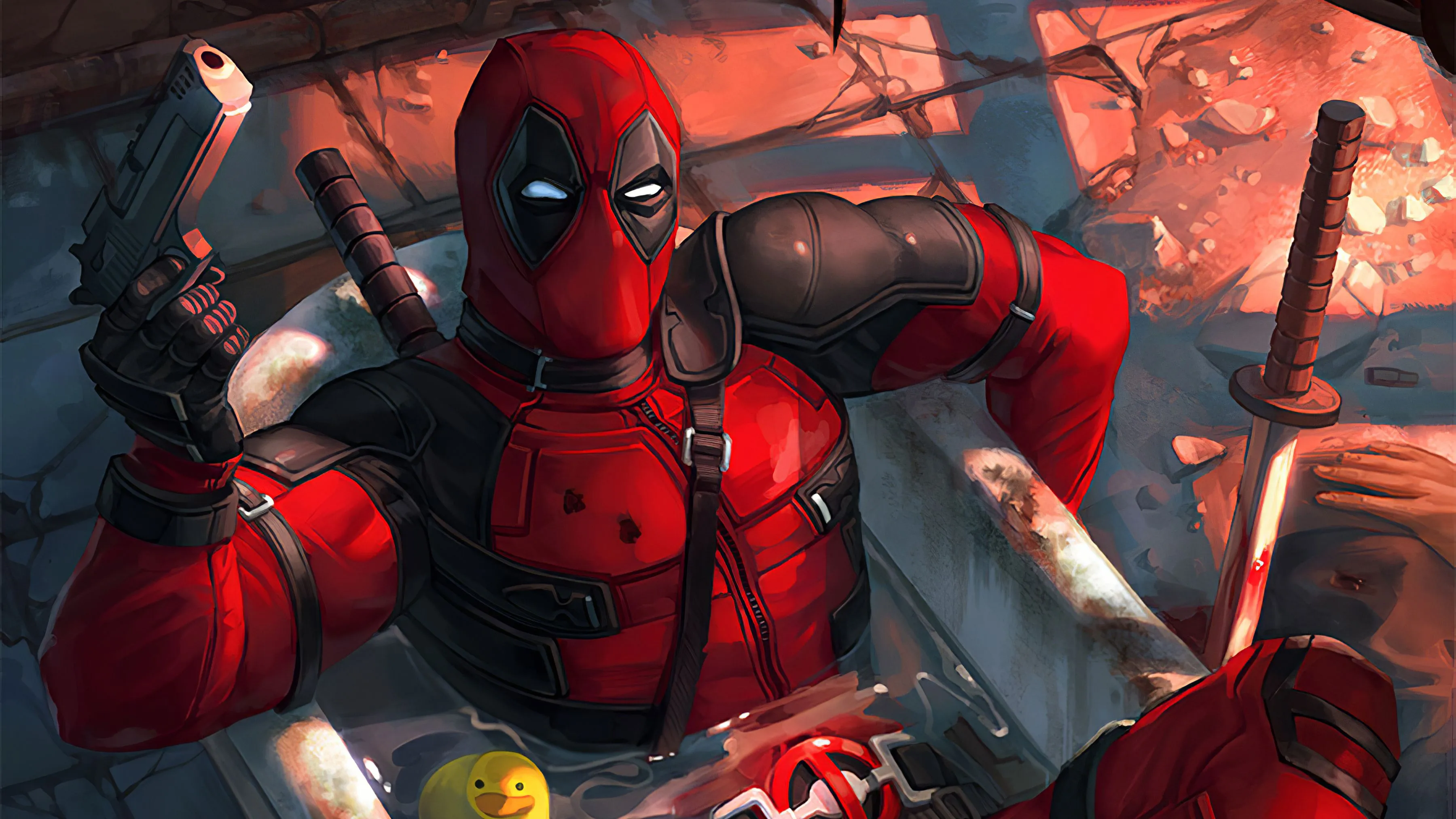 Desktop wallpaper: Comics, Deadpool 4K free download for PC. 980224