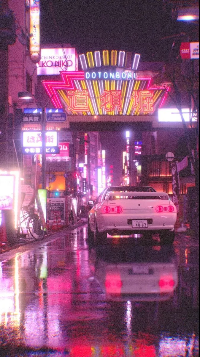 Tokyo drift pink. Street cars wallpaper, 80s retro wallpaper, Car aesthetic