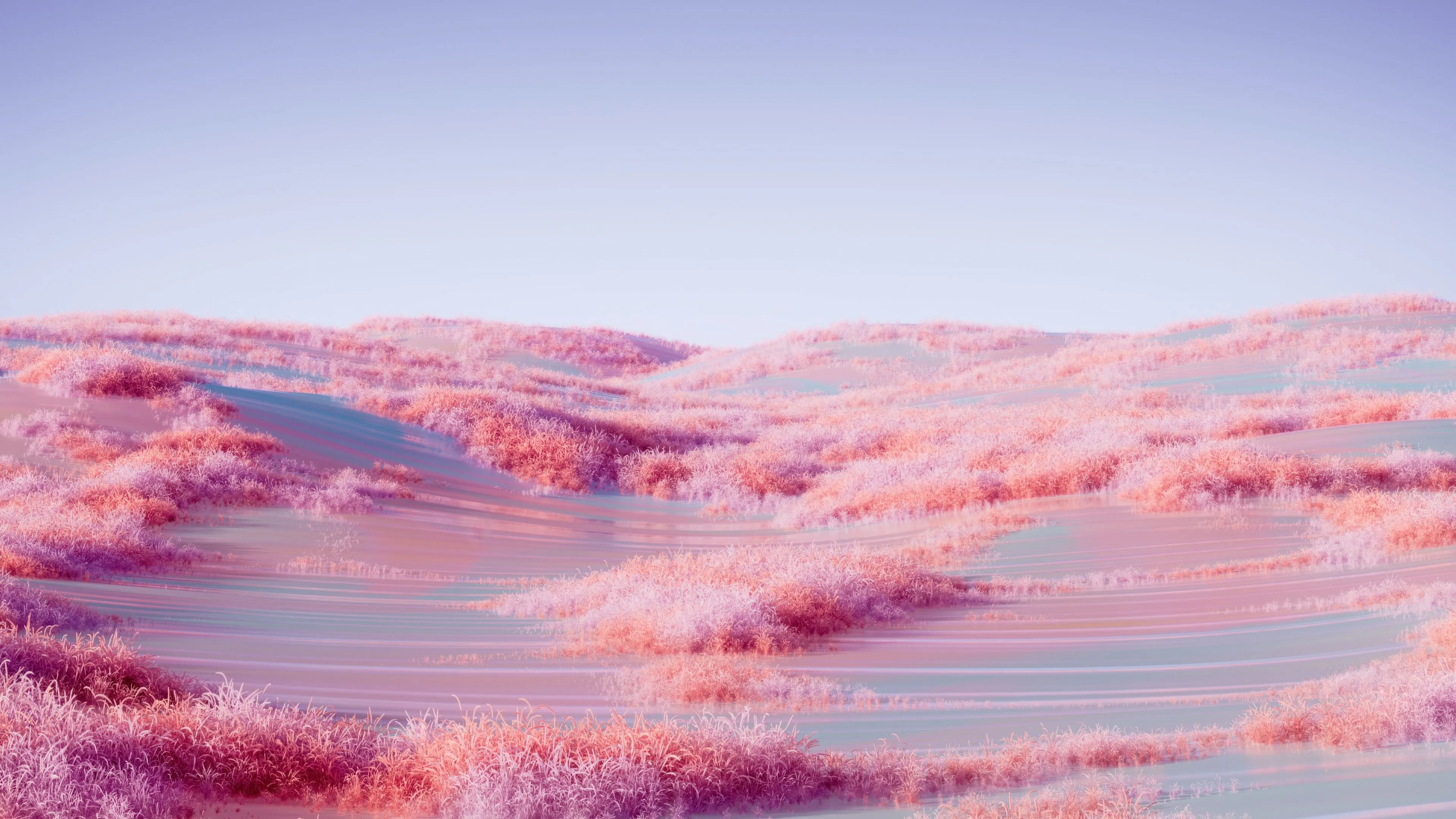 Landscape Wallpaper 4K, Pink aesthetic, Surreal