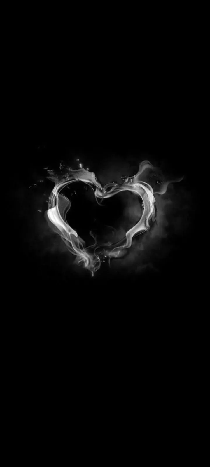 Dark heart wallpaper iphone. Foggy heart, Melting heart, Dark phone wallpaper