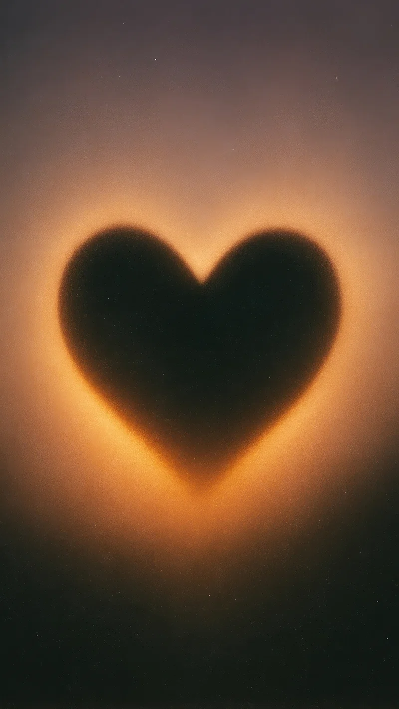 Black Heart Symbol Phone Wallpaper Image Wallpaper