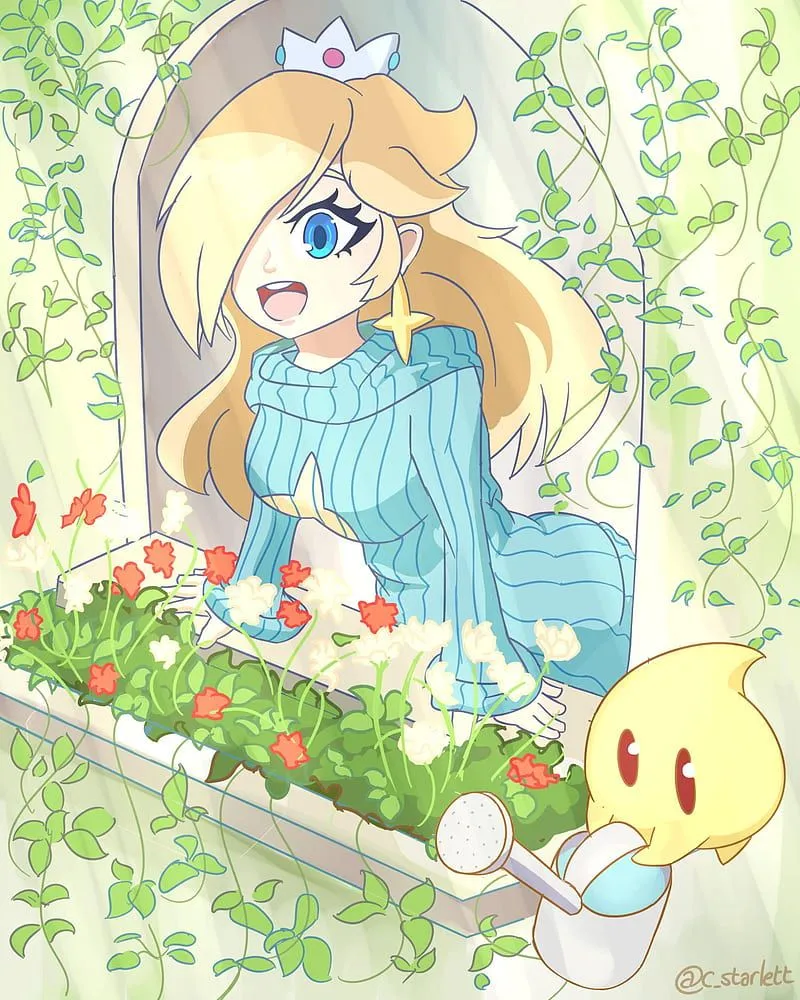 Rosalina, cheerful, happy, HD phone wallpaper