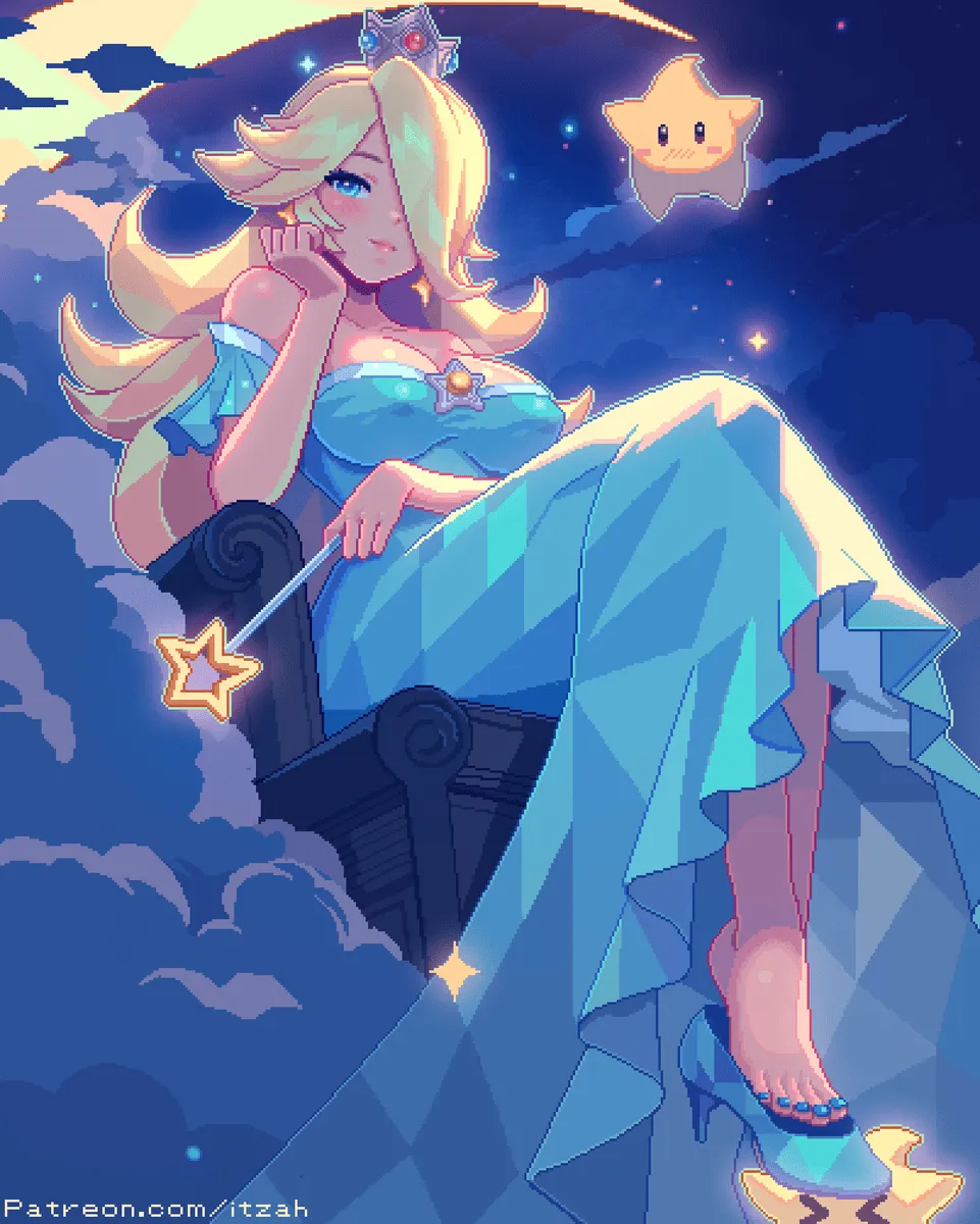 ✨Rosalina #pixelart Wallpaper. Animated Next week. Who is next?