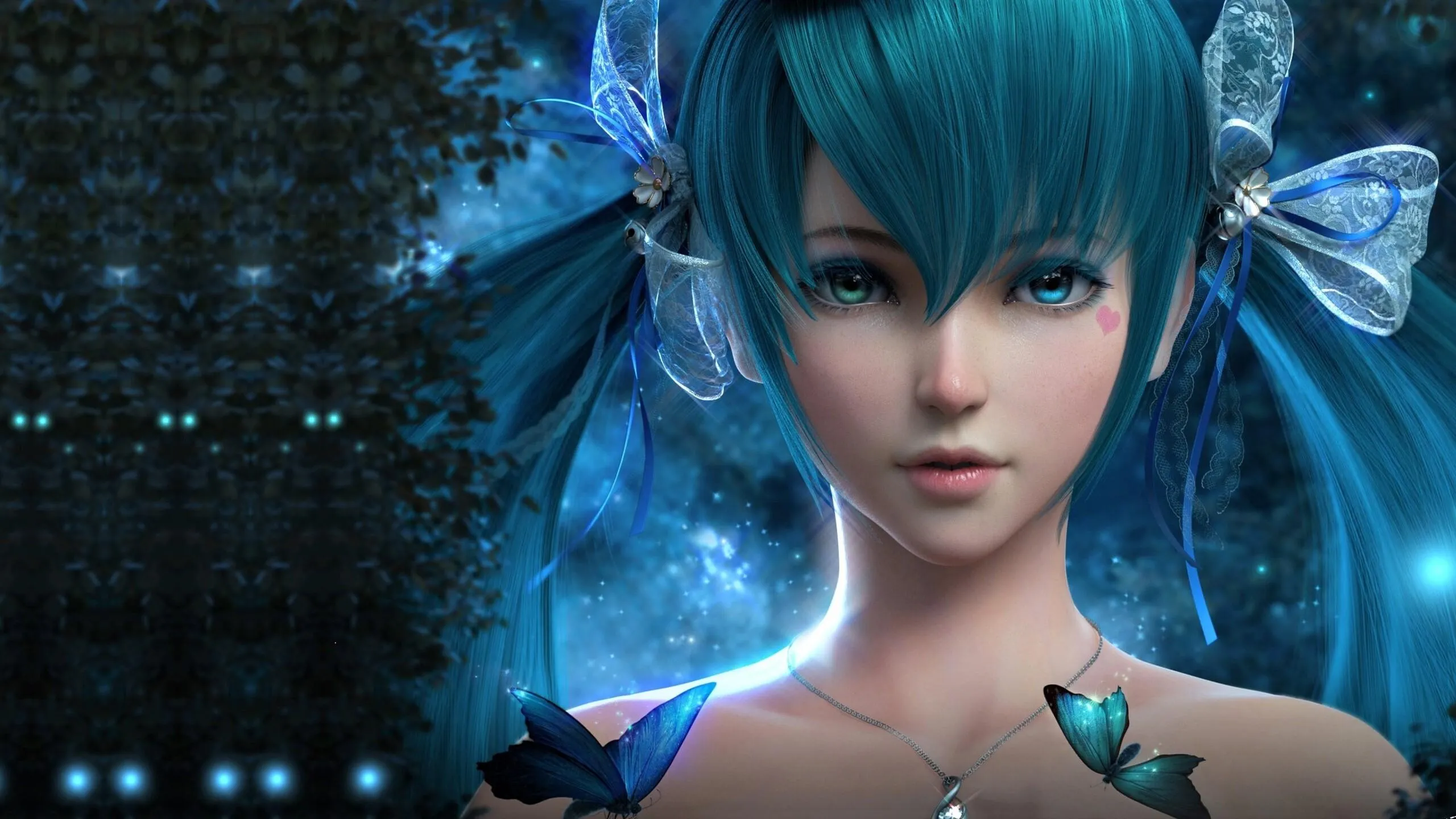 Anime Girl Blue Wallpaper