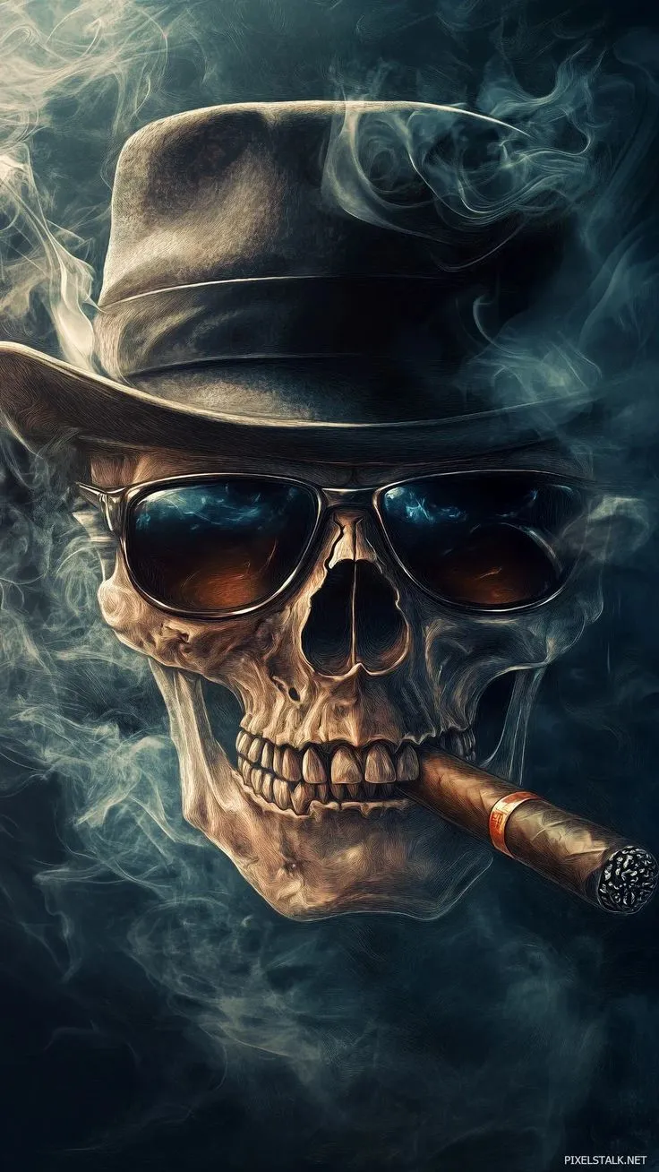 Gangster Skull Wallpaper For Mobile