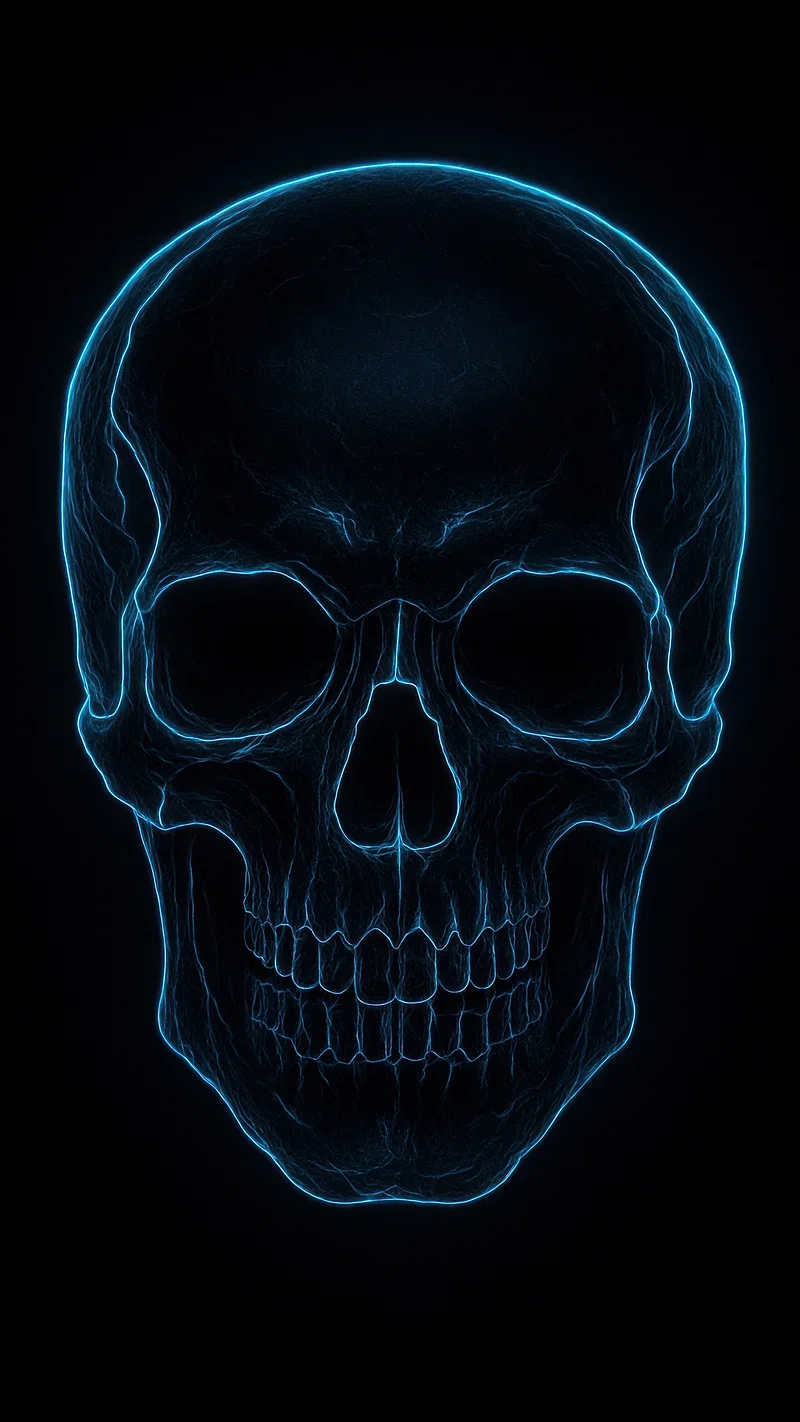 iPhone Skull Wallpaper Dark Image Wallpaper