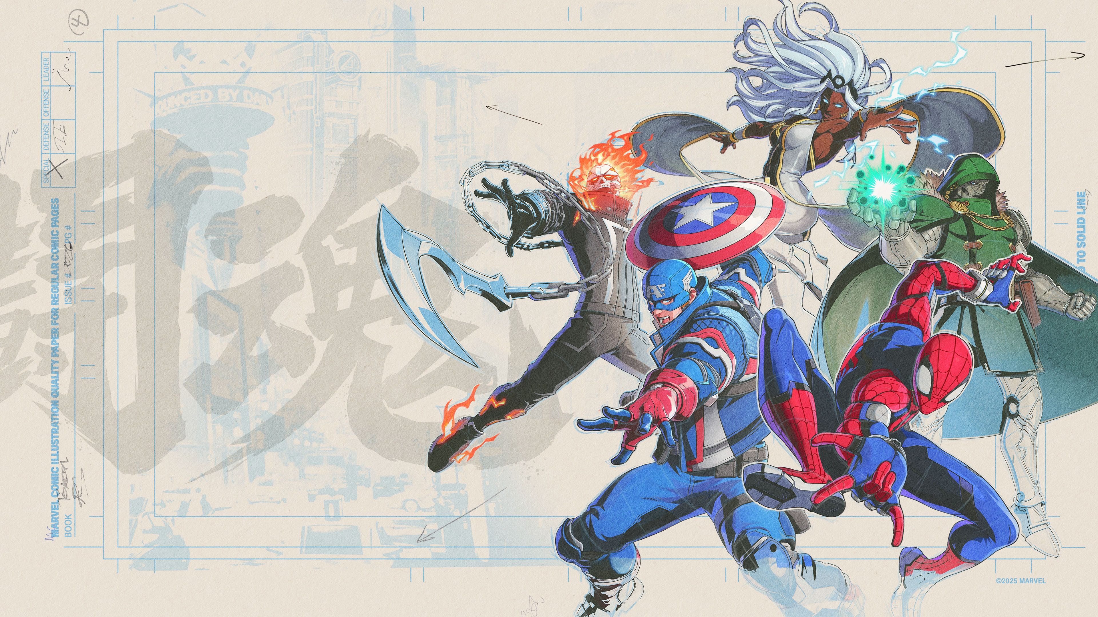 Marvel Tokon: Fighting Souls Wallpaper 4K, Key Art, 2026 Games