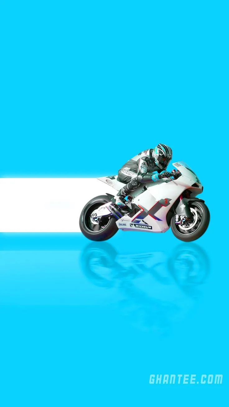 blue bike HD wallpaper for mobile