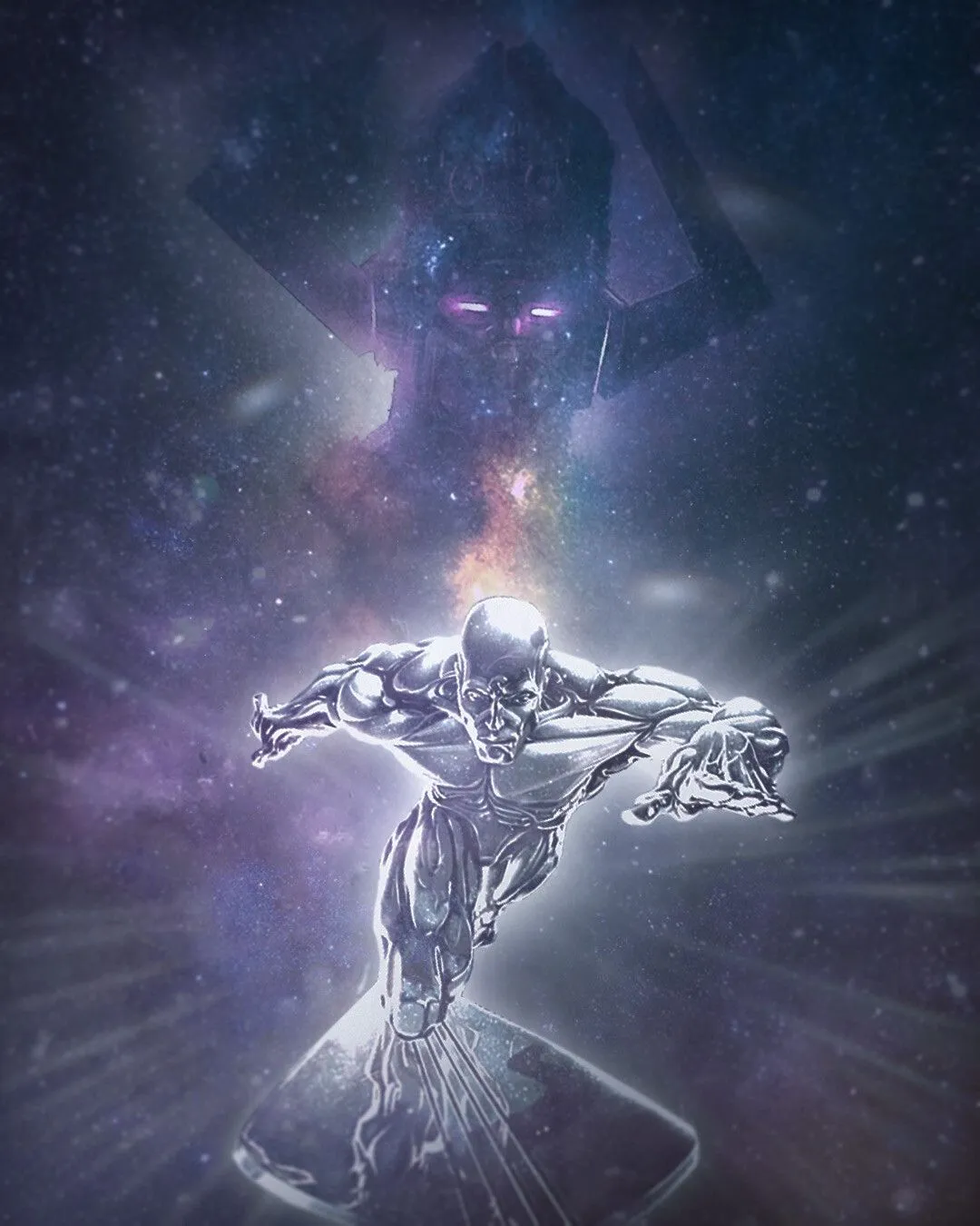Thomas Kirton and Silver Surfer