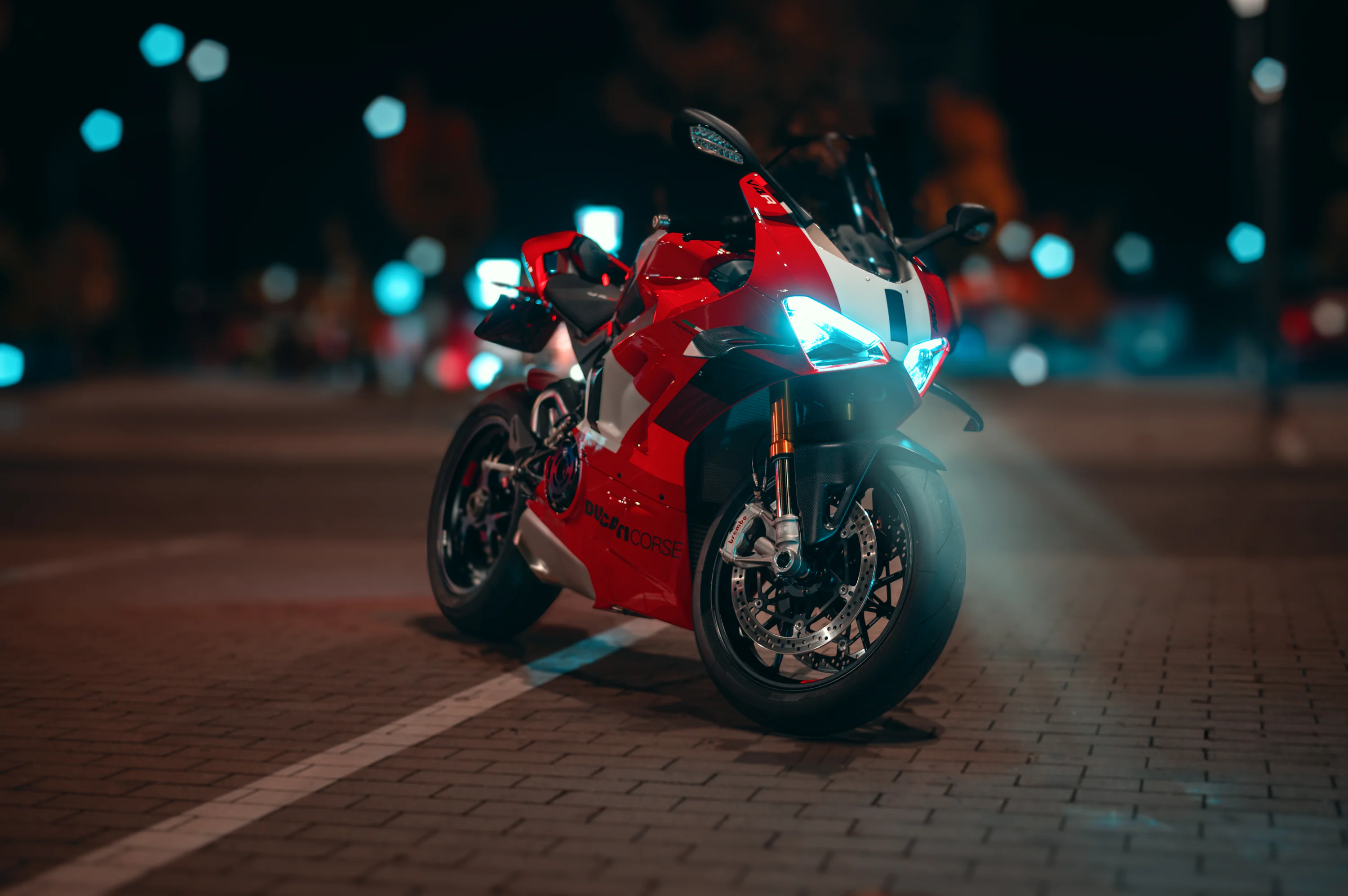Red Motorcycle Picture. Download Free Image