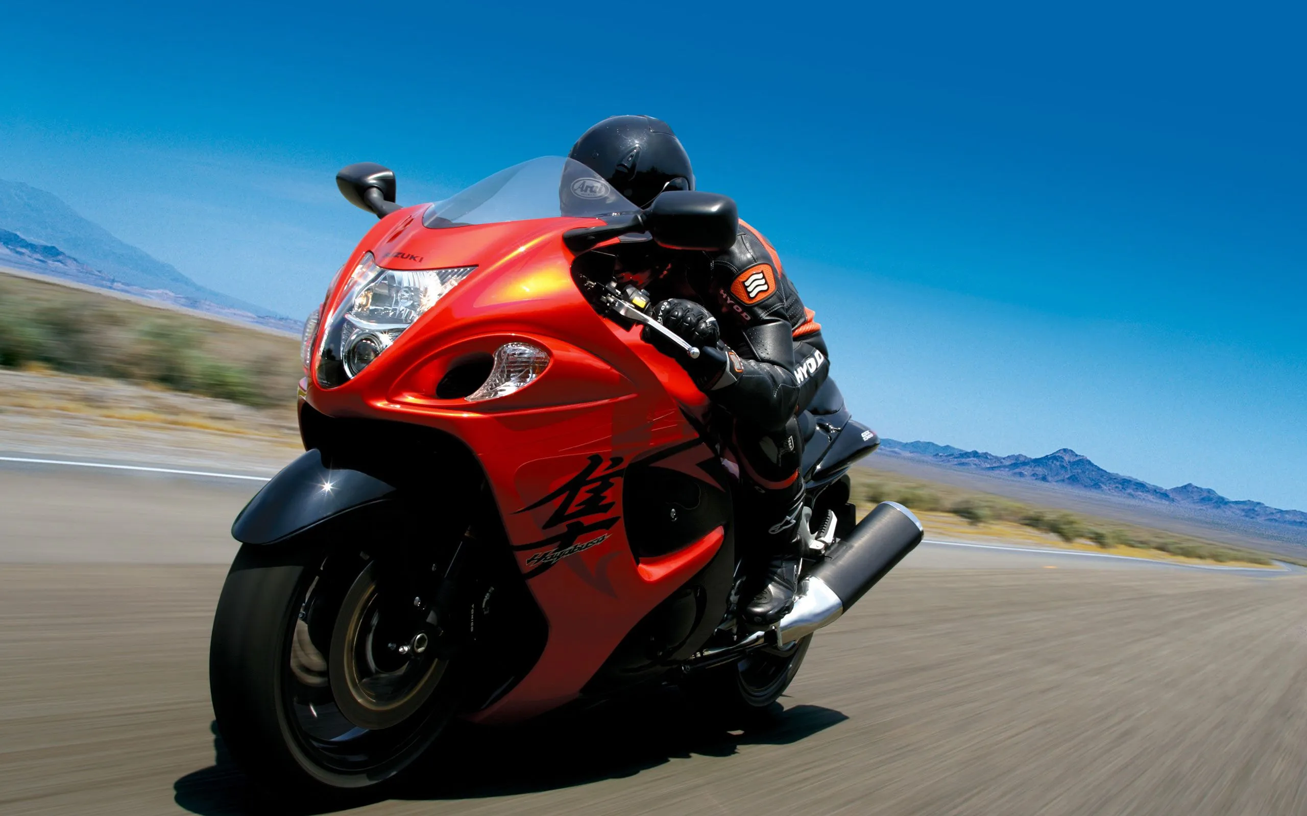 Wallpaper Red and Black Sports Bike on Road During Daytime, Background Free Image