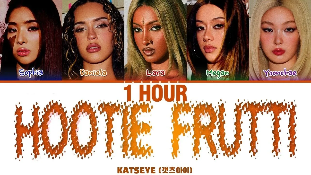 [1 HOUR KATSEYE (캣츠아이) 'Hootie Frutti' (Color Coded Lyrics)시간