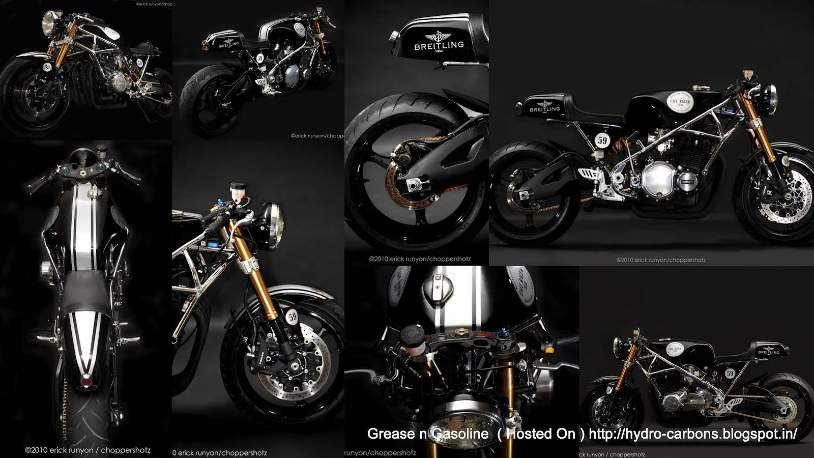 Breitling Cafe Racer by Santiago Choppers. Grease n Gasoline