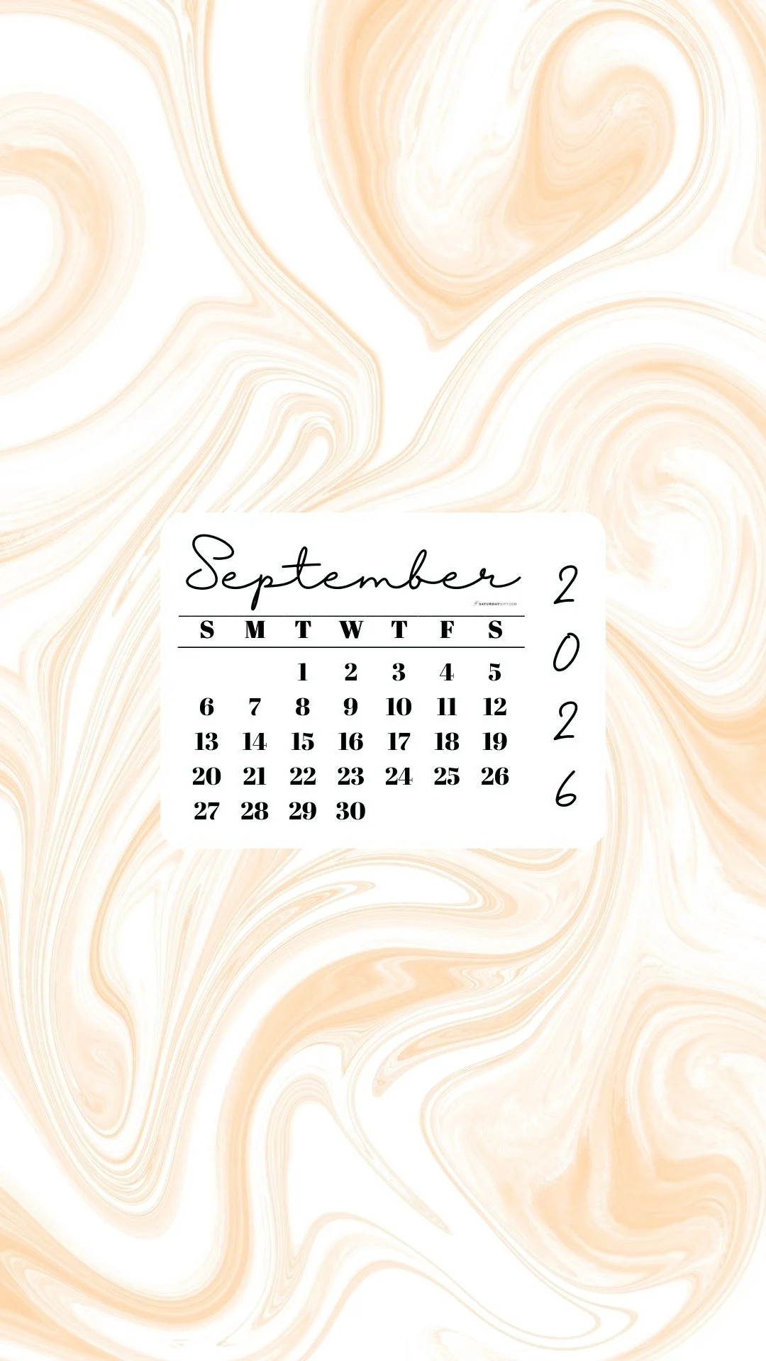 September Phone Wallpaper