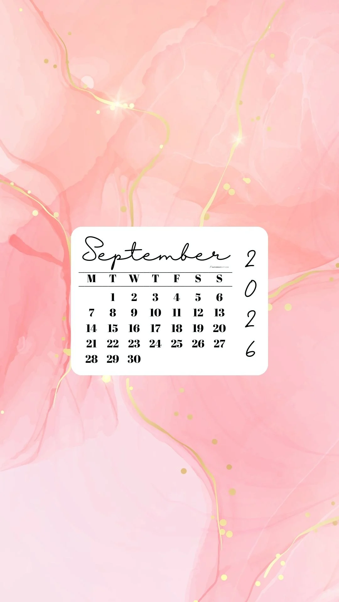 September Phone Wallpaper