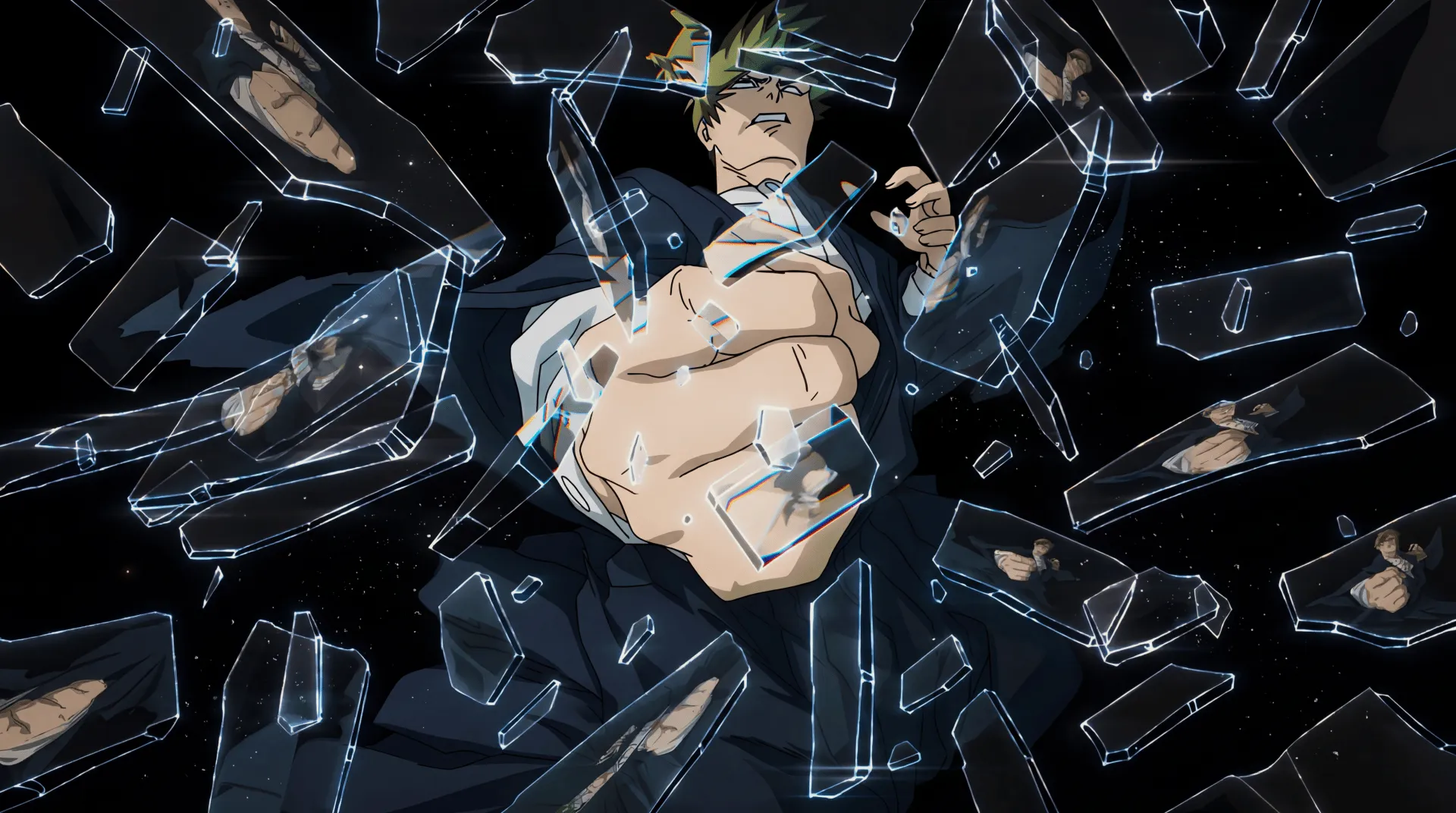 Jujutsu Kaisen 3rd Season Zenin Breaking Glass With Powers 4k Wallpaper