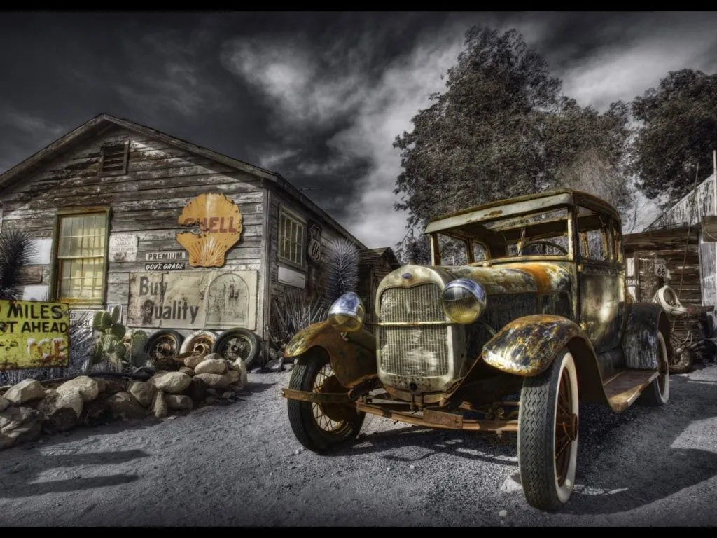 Vintage car Desktop wallpaper 1024x768