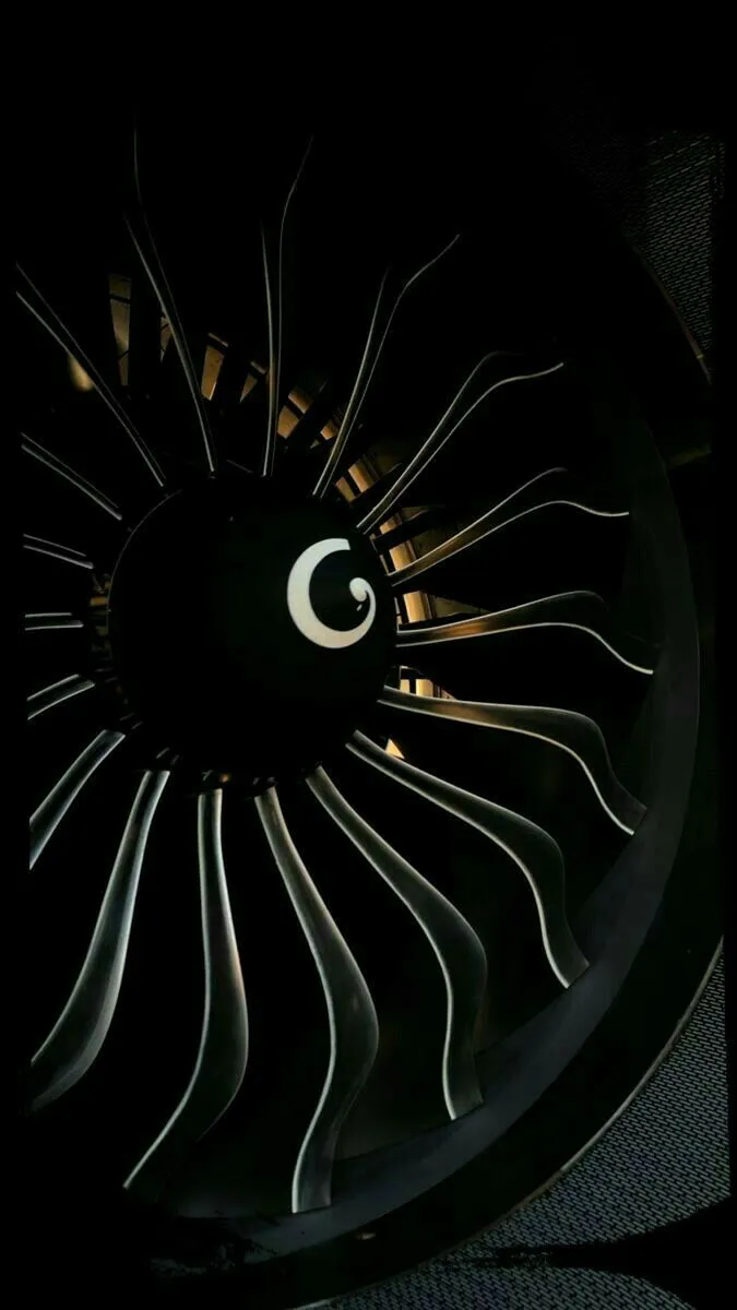 Airplane Engine in the Dark. Jet engine wallpaper, Aircraft engineering wallpaper, Aircraft engine wallpaper