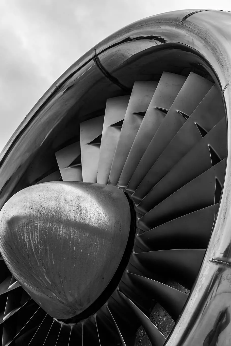 macro photo, plane wing engine fan, Background, Texture, Detail, Technology, texture, detail, turbine