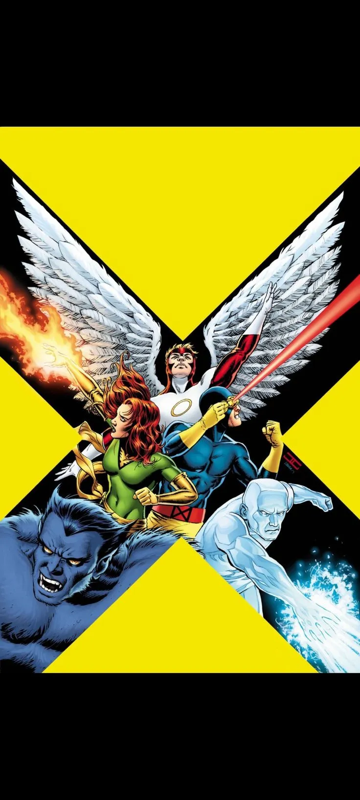 EXTERMINATION Variant Cover. X men original team, John cassaday art, John cassaday wolverine