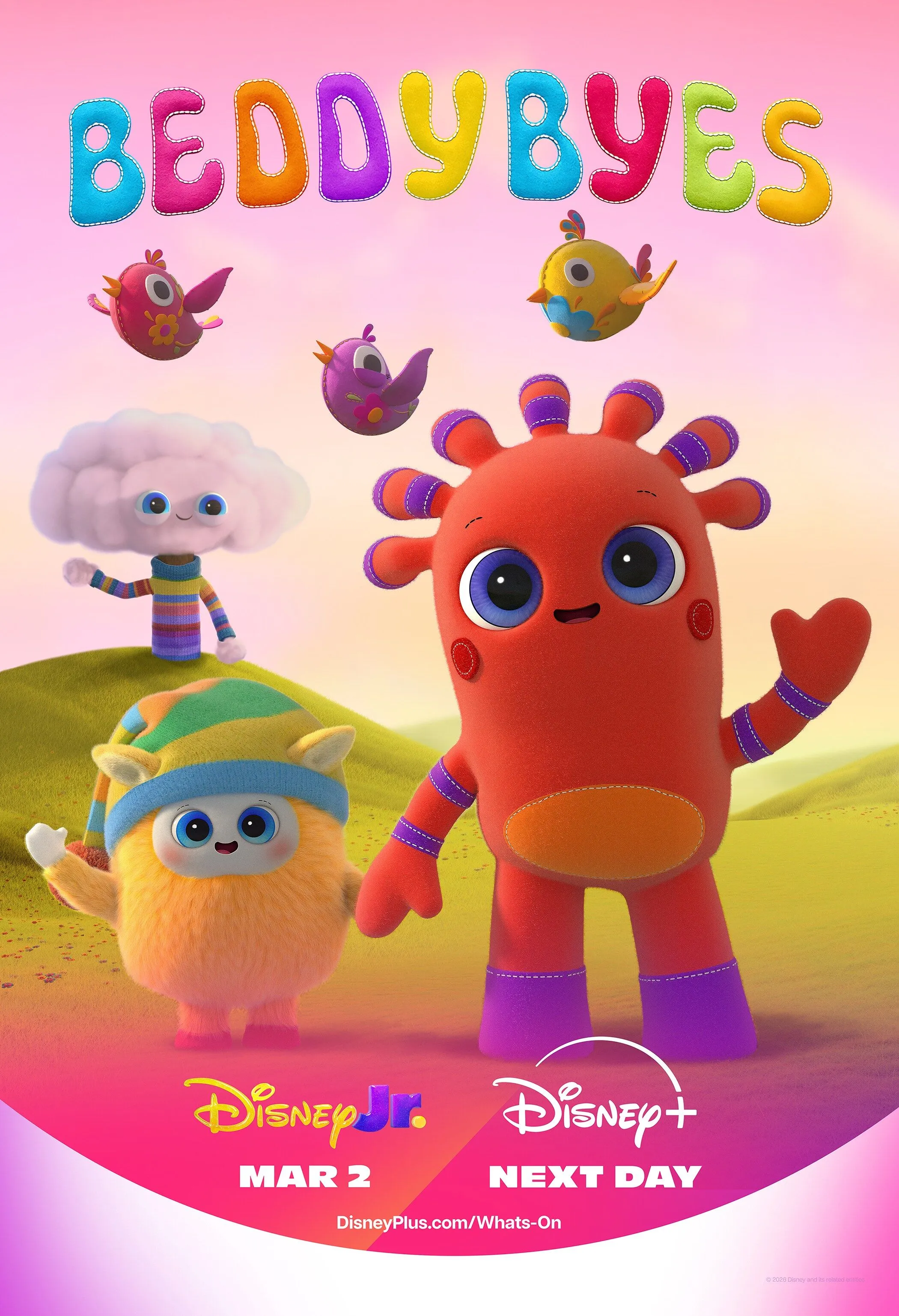 New Preschool Series 'BeddyByes' And 'Magicampers' Set To Premiere On Disney+ And Disney Jr. In March 2026. Disney Plus Press