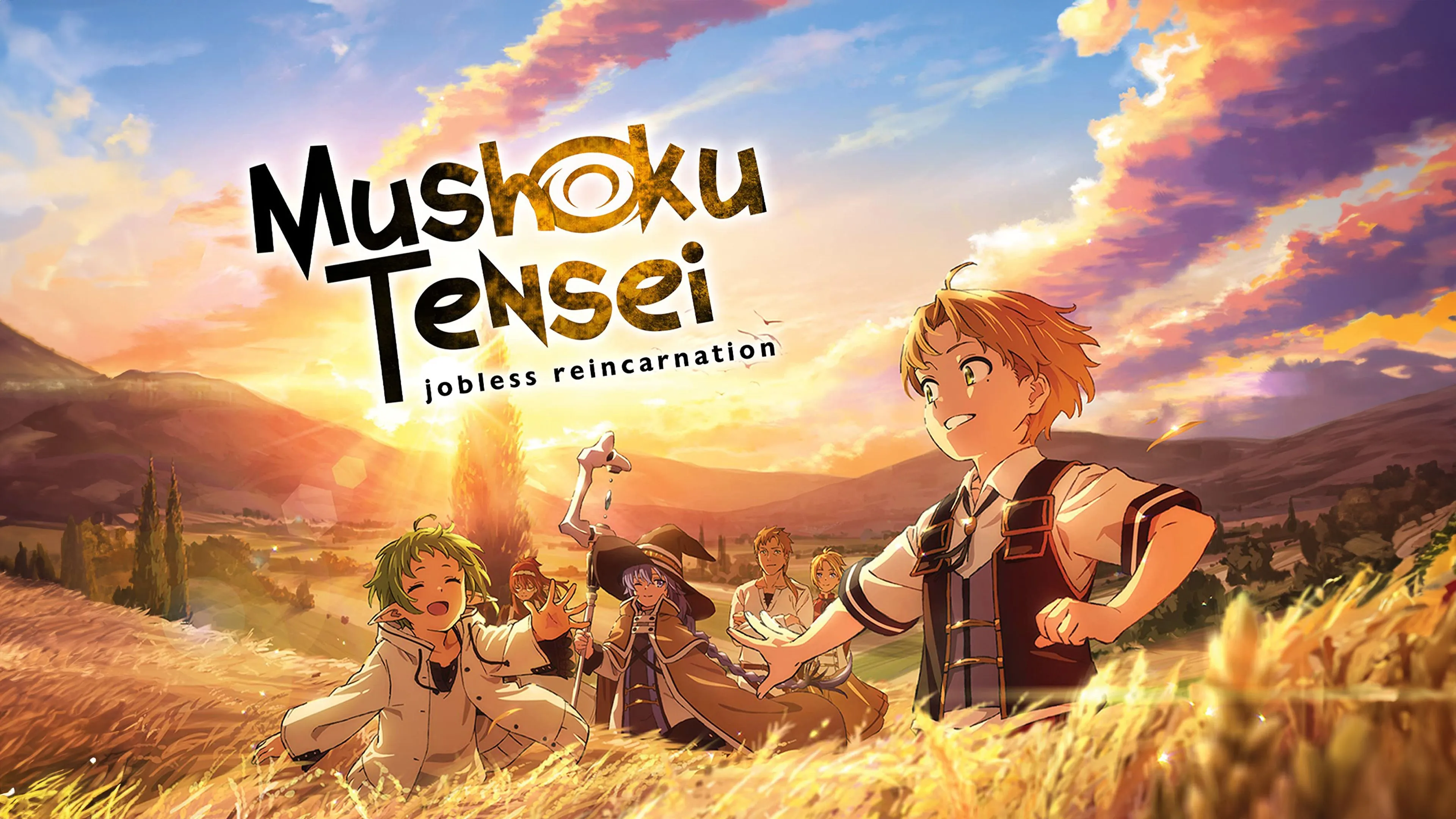 Mushoku Tensei: Jobless Reincarnation Wallpaper 4K, Anime poster