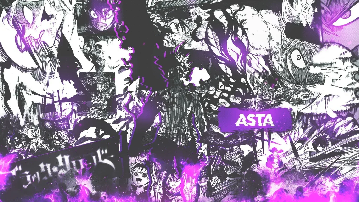 Asta Manga Surge. Black Clover Wallpaper Engine Space