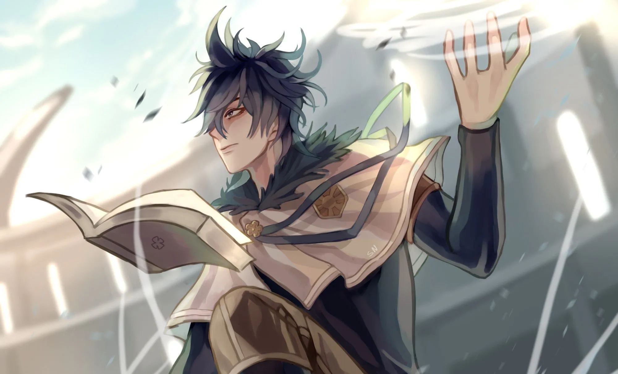 Wallpaper mahou, anime, Black Clover, Asta, japonese, manga, asian, madoshi for mobile and desktop, section сёнэн, resolution 2000x1211