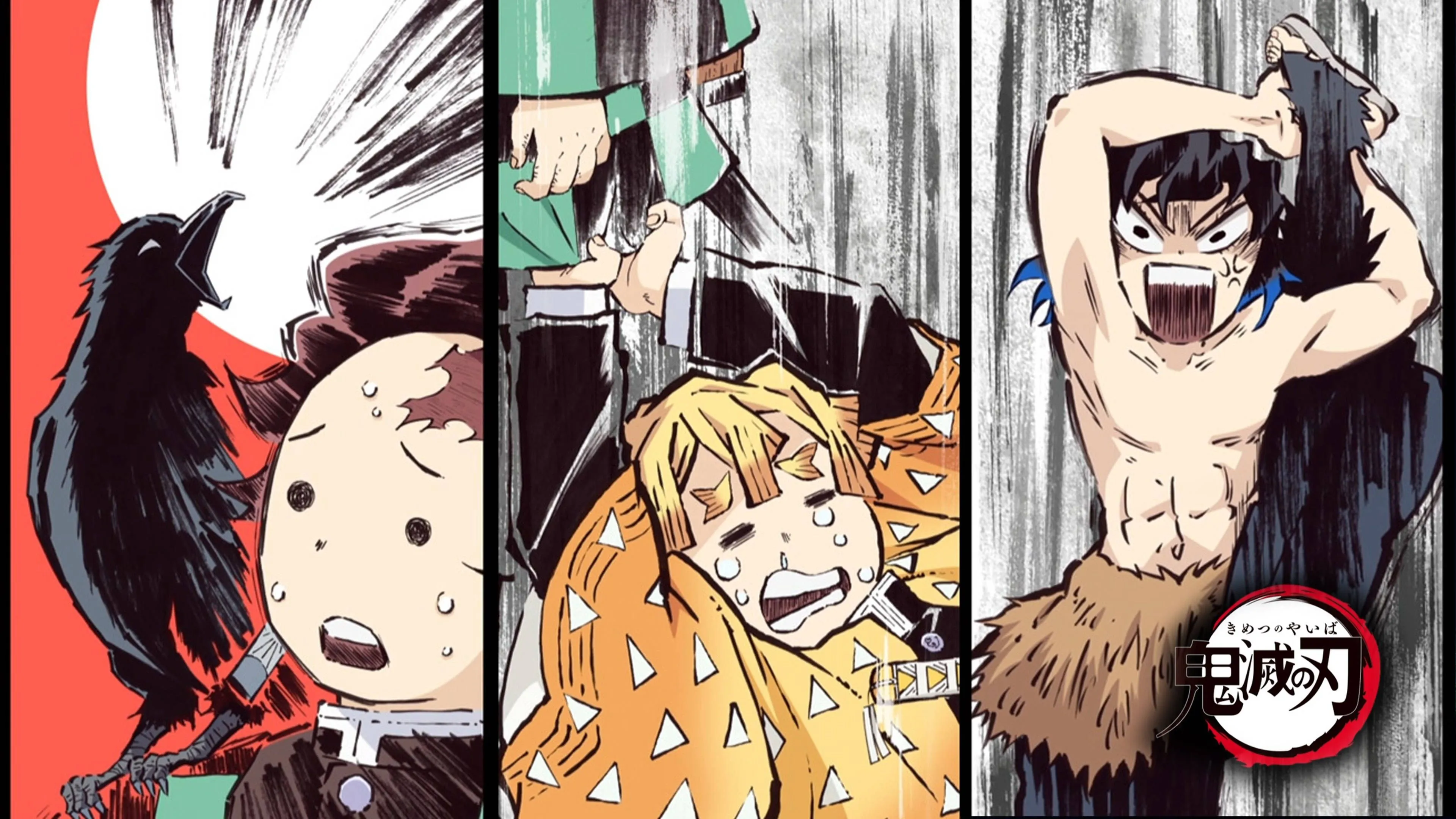 Download Demon Slayer 4k Funny Wallpaper