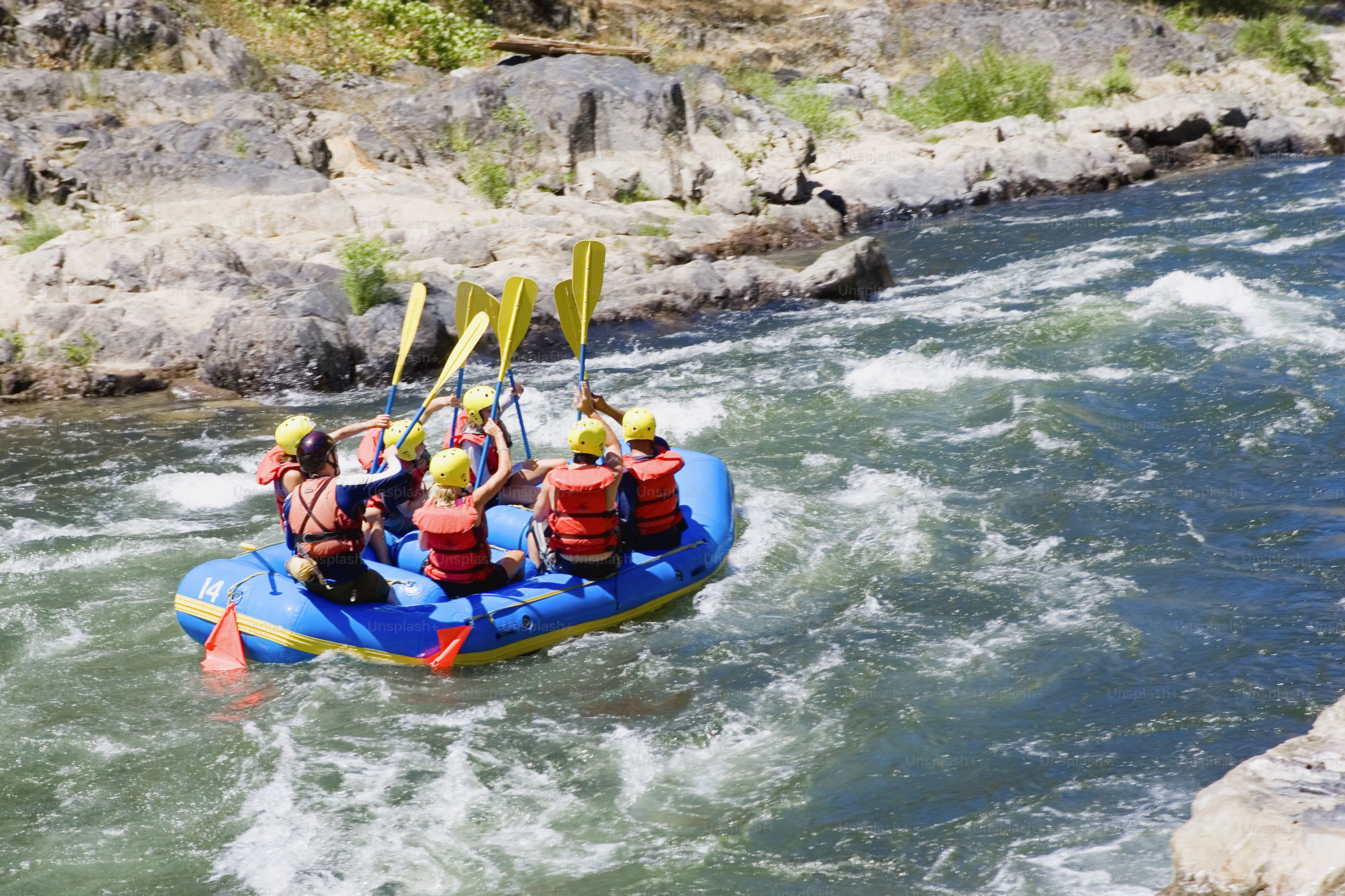 Whitewater Rafting Picture. Download Free Image