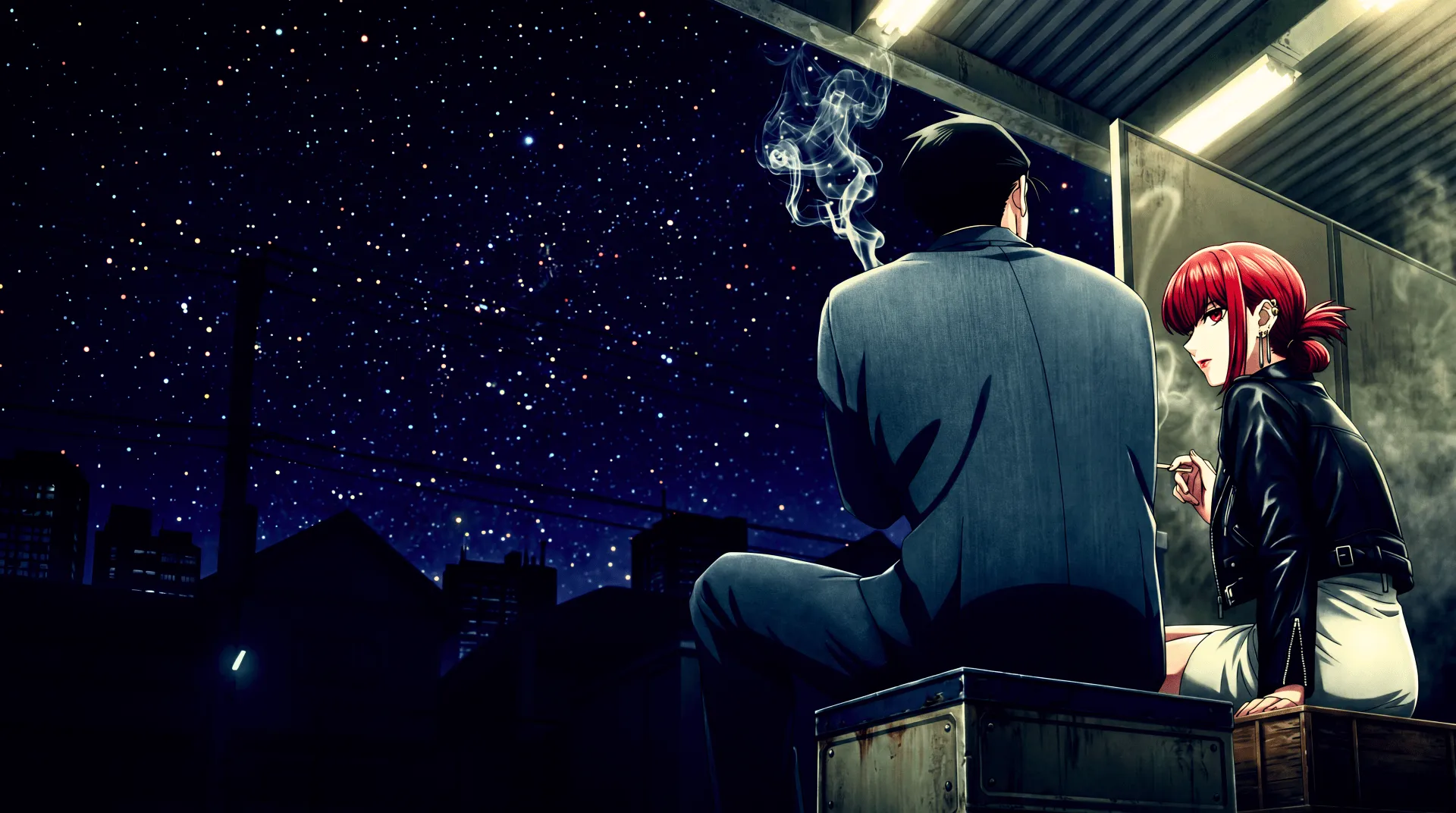 Smoking Behind the Supermarket With You and Sasaki